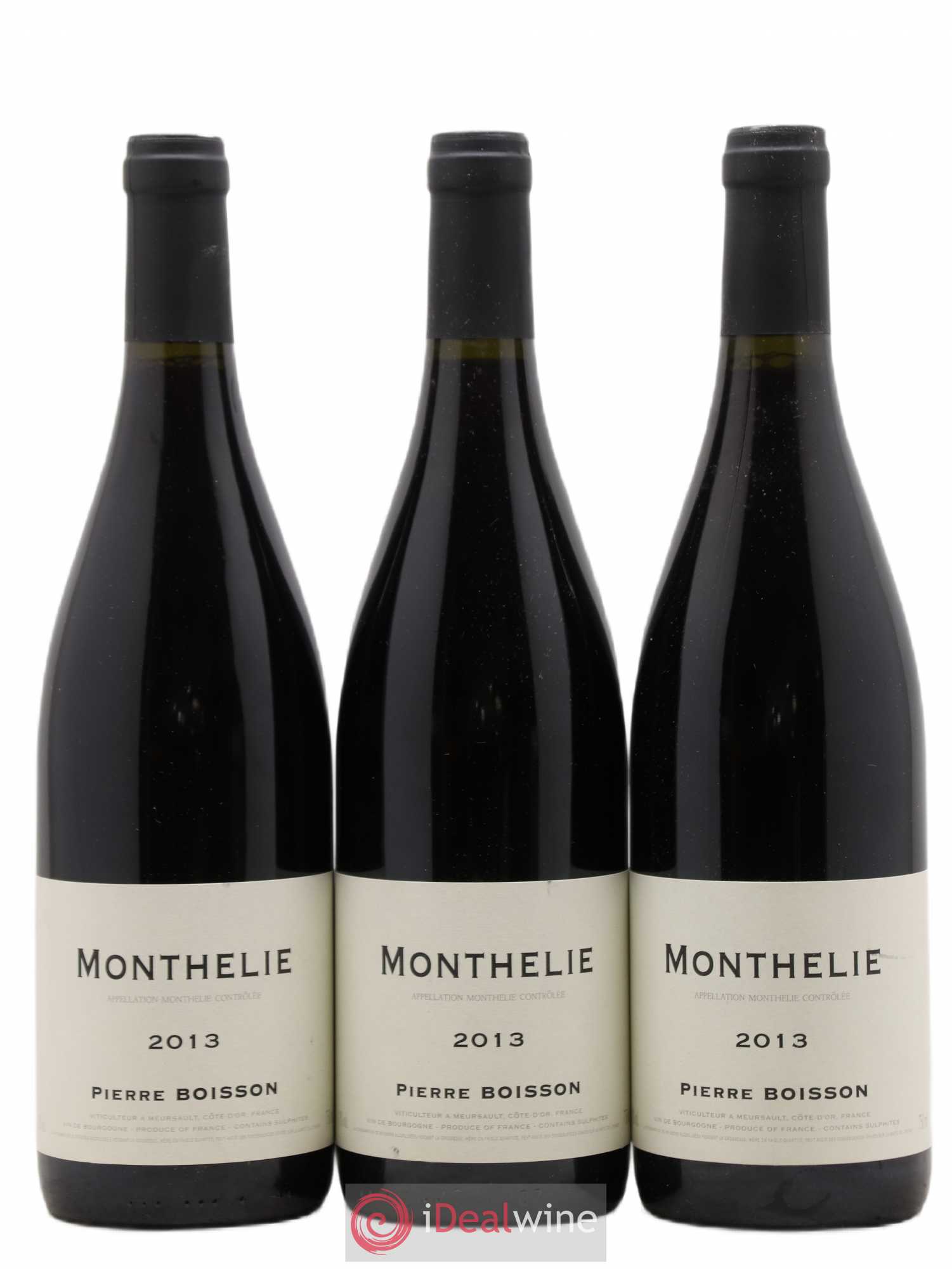 Monthélie Pierre Boisson (Domaine) 2013 - Lot de 3 bouteilles - 0