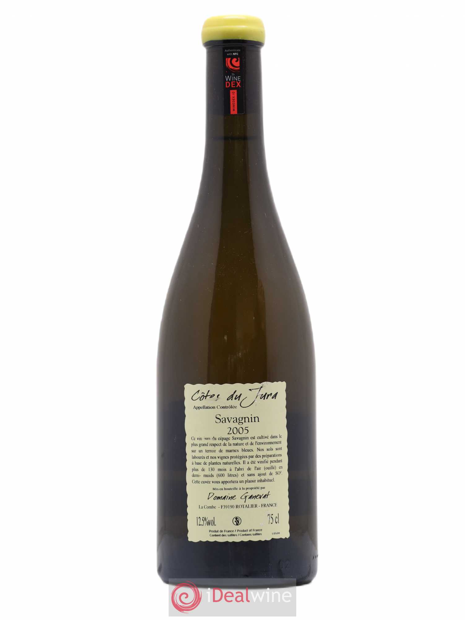 Côtes du Jura Les Vignes de mon Père Jean-François Ganevat (Domaine) 2005 - Lot de 1 bouteille - 1