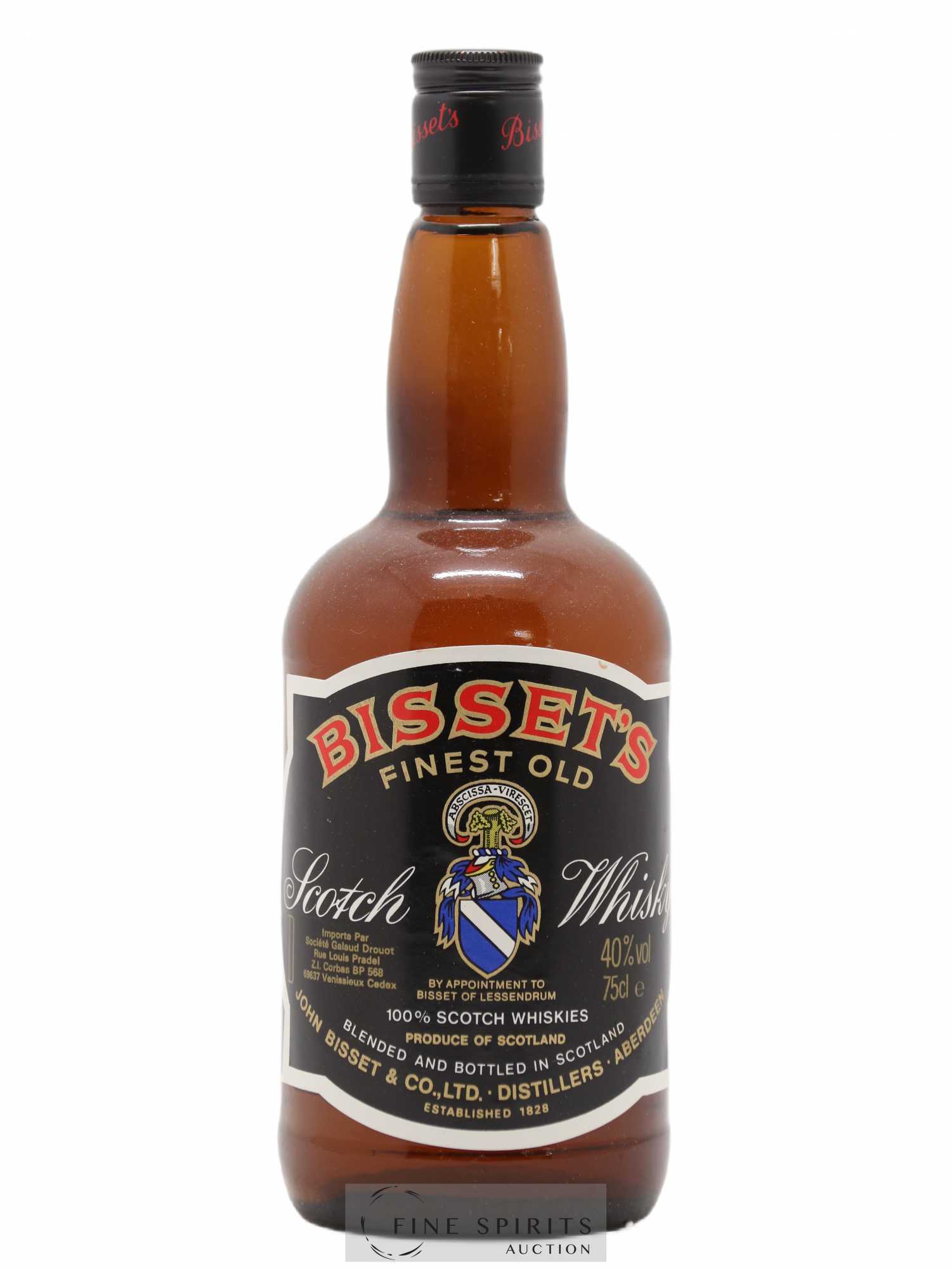 Bisset's Of. Finest Old - Posten von 1 Flasche - 0