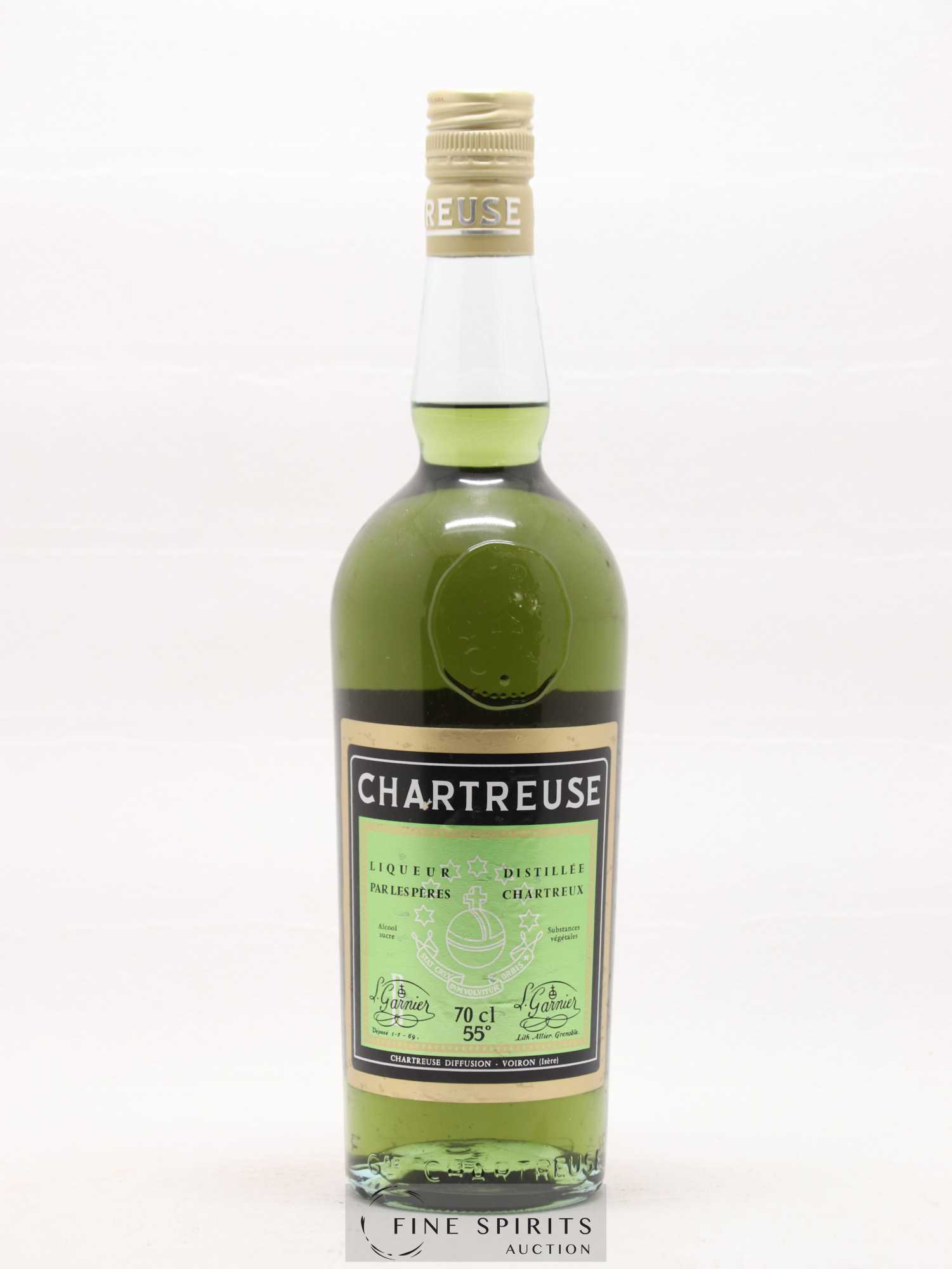 Chartreuse Of. Verte (1972-1982) - Posten von 1 Flasche - 1