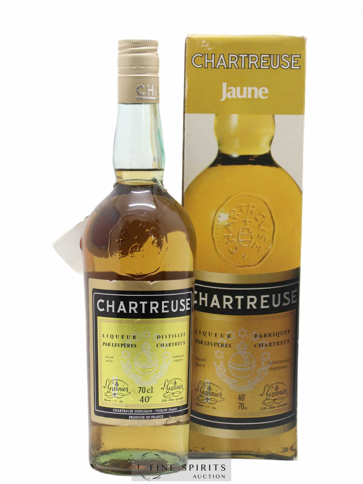 Chartreuse Of. Jaune (1972-1982) - Lot de 1 bouteille - 0