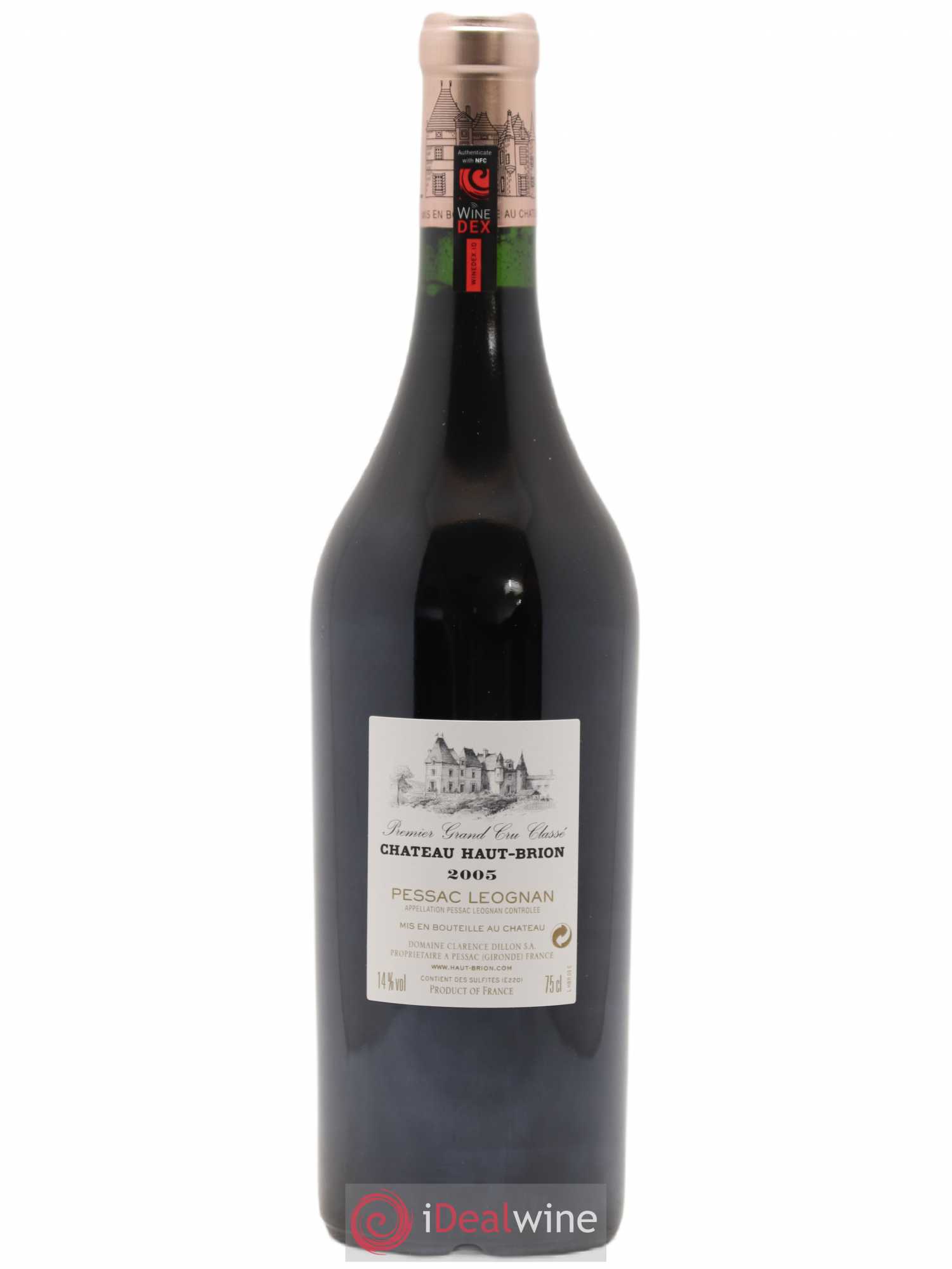 Château Haut Brion 1er Grand Cru Classé 2005 - Lot de 1 bouteille - 2