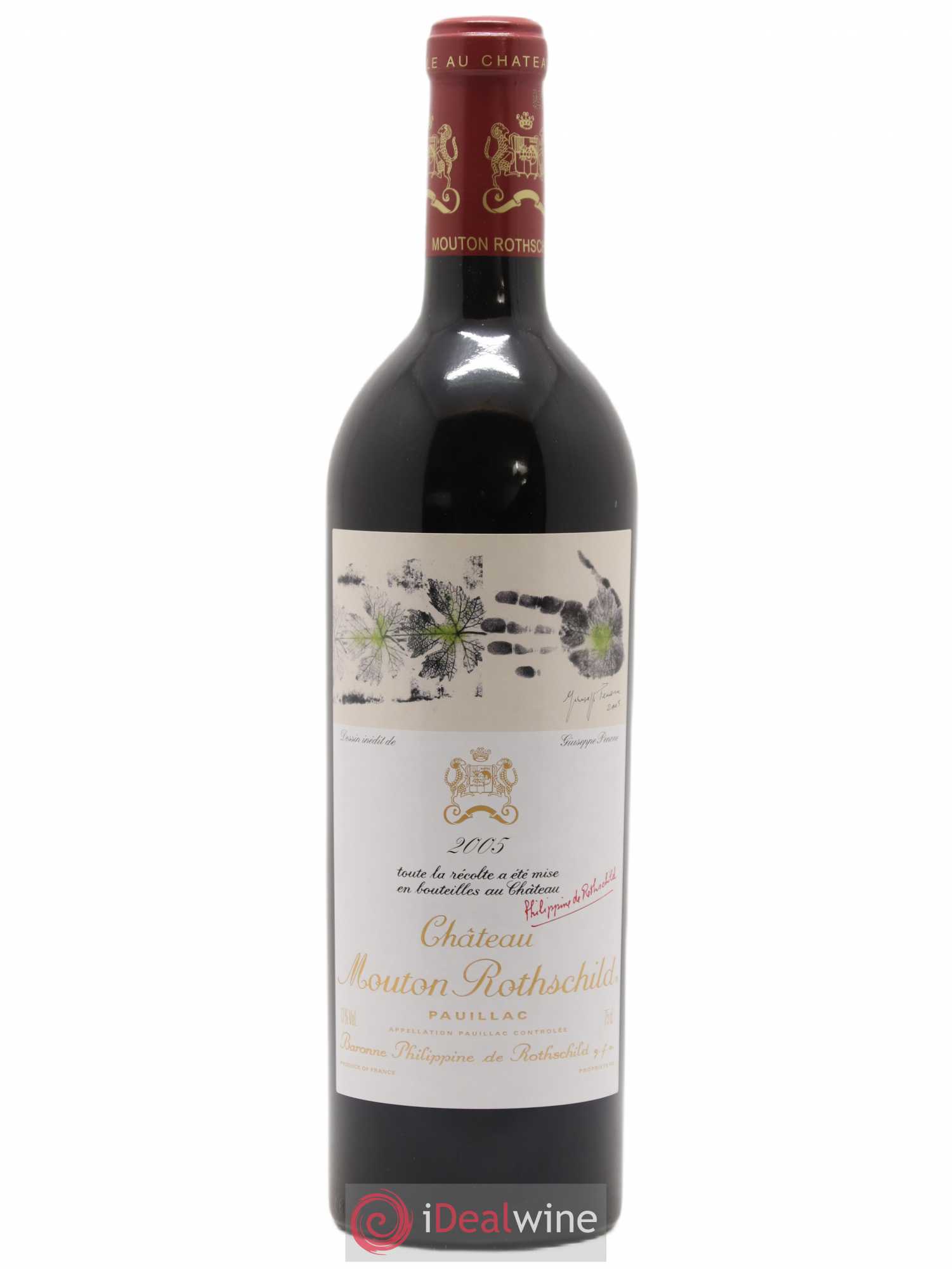 Château Mouton Rothschild 1er Grand Cru Classé 2005 - Lot de 1 bouteille - 1