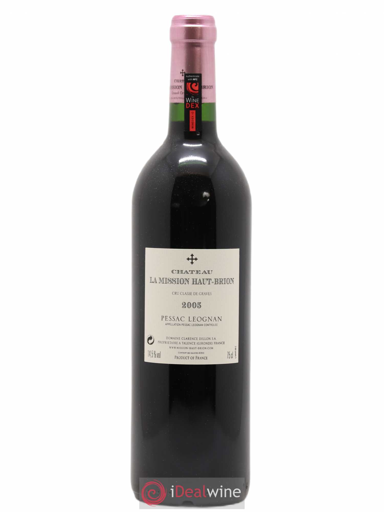 Château la Mission Haut-Brion Cru Classé de Graves 2005 - Lot de 1 bouteille - 2