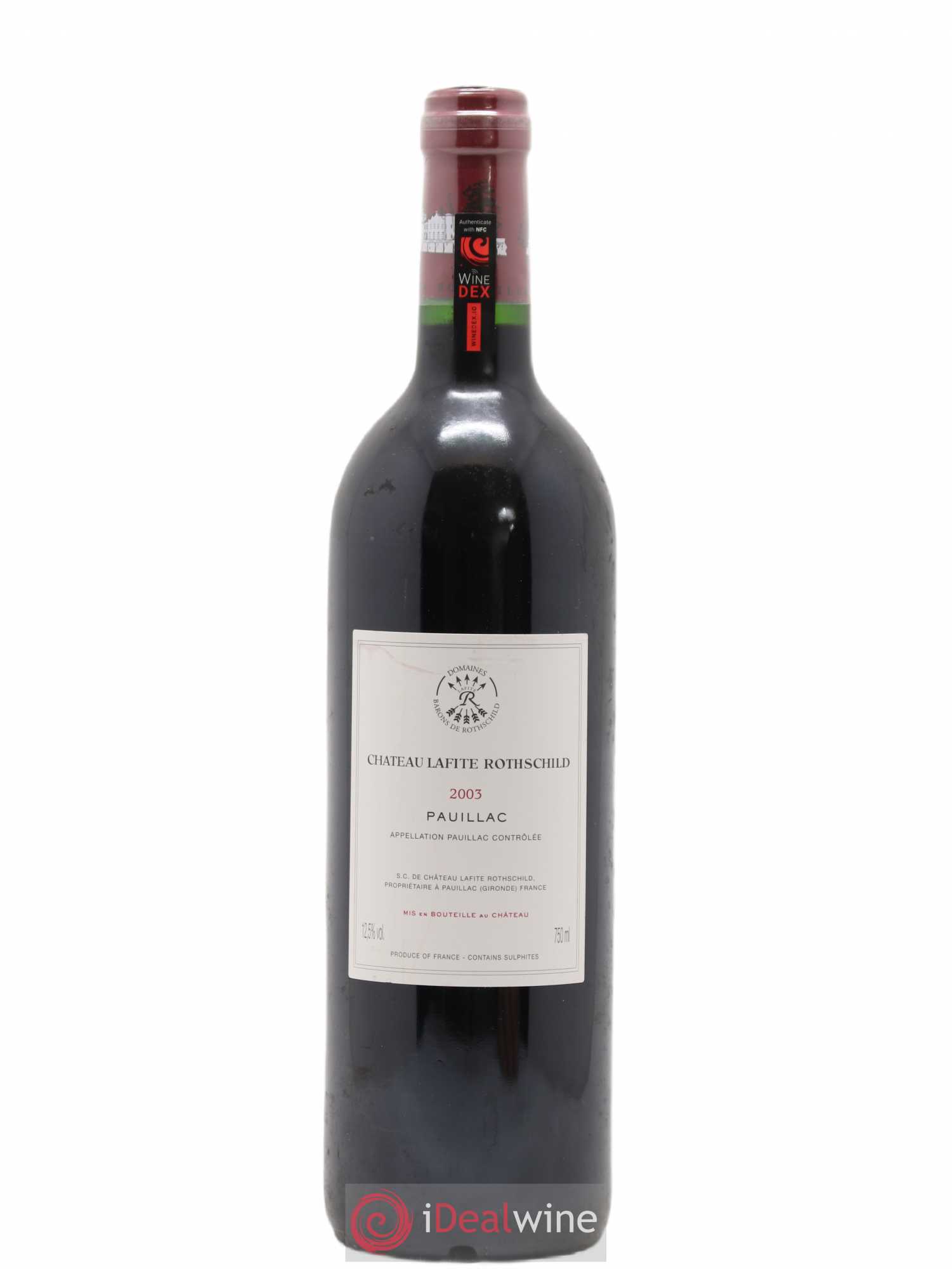 Château Lafite Rothschild 1er Grand Cru Classé 2003 - Lot de 1 bouteille - 1