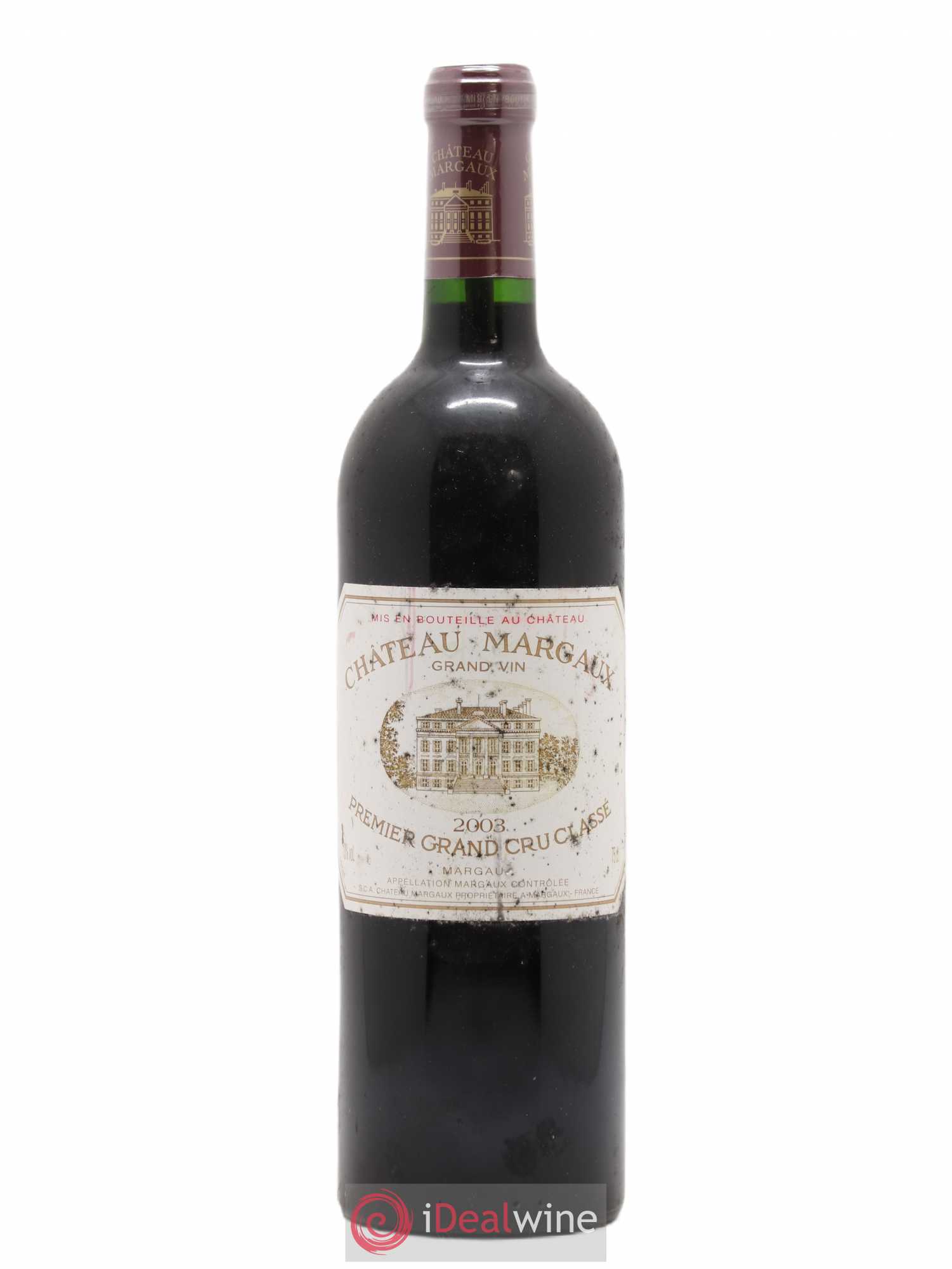 Château Margaux 1er Grand Cru Classé 2003 - Lot de 1 bouteille - 0