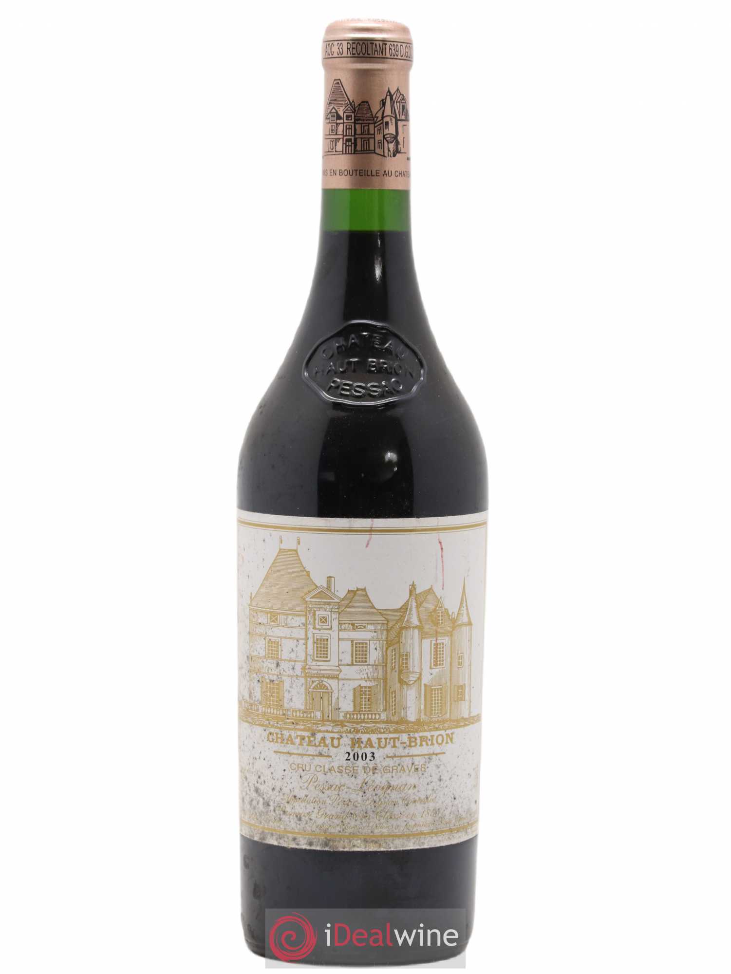 Château Haut Brion 1er Grand Cru Classé 2003 - Lot de 1 bouteille - 0