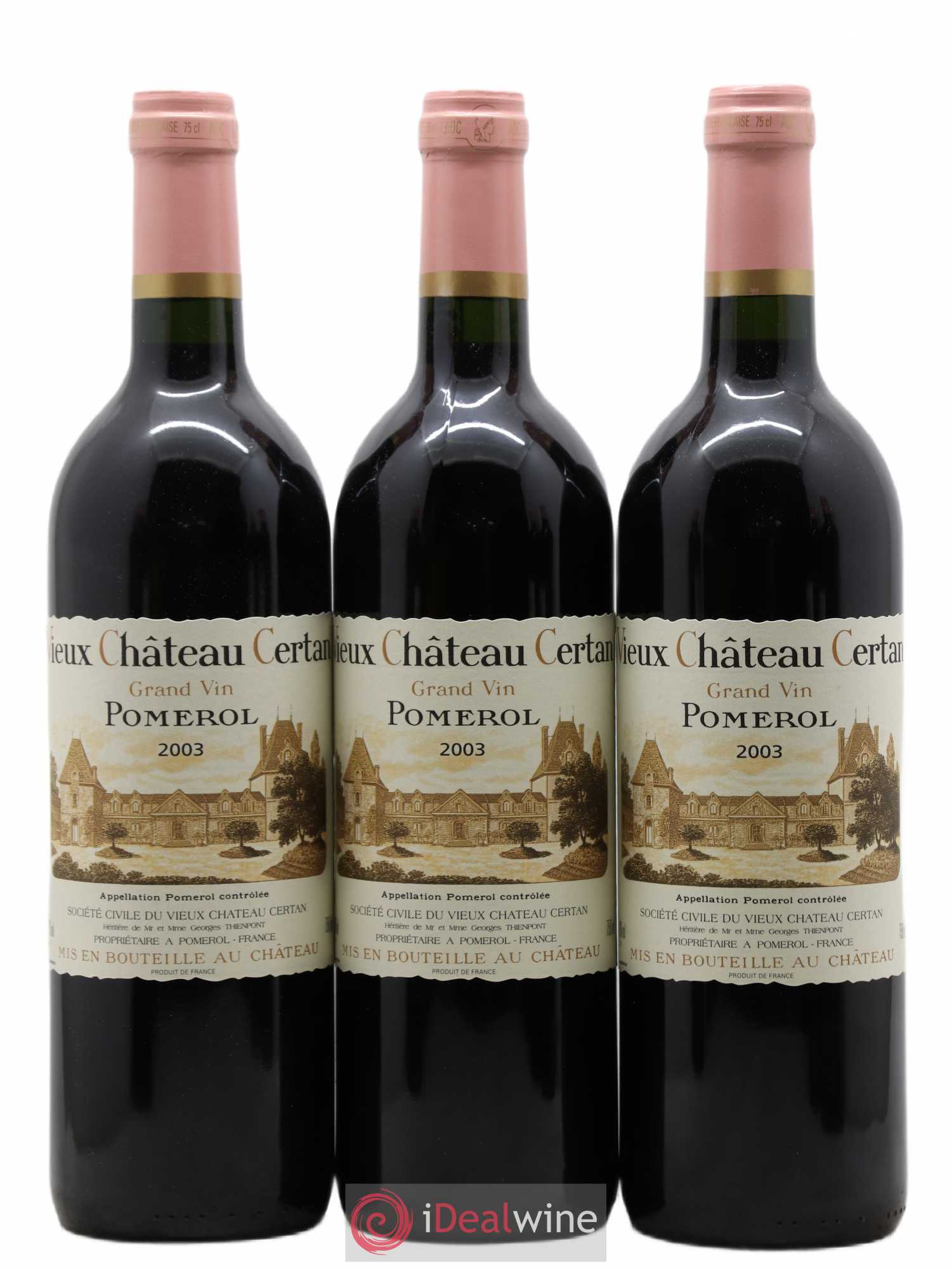 Vieux Château Certan 2003 - Lot de 6 bouteilles - 1