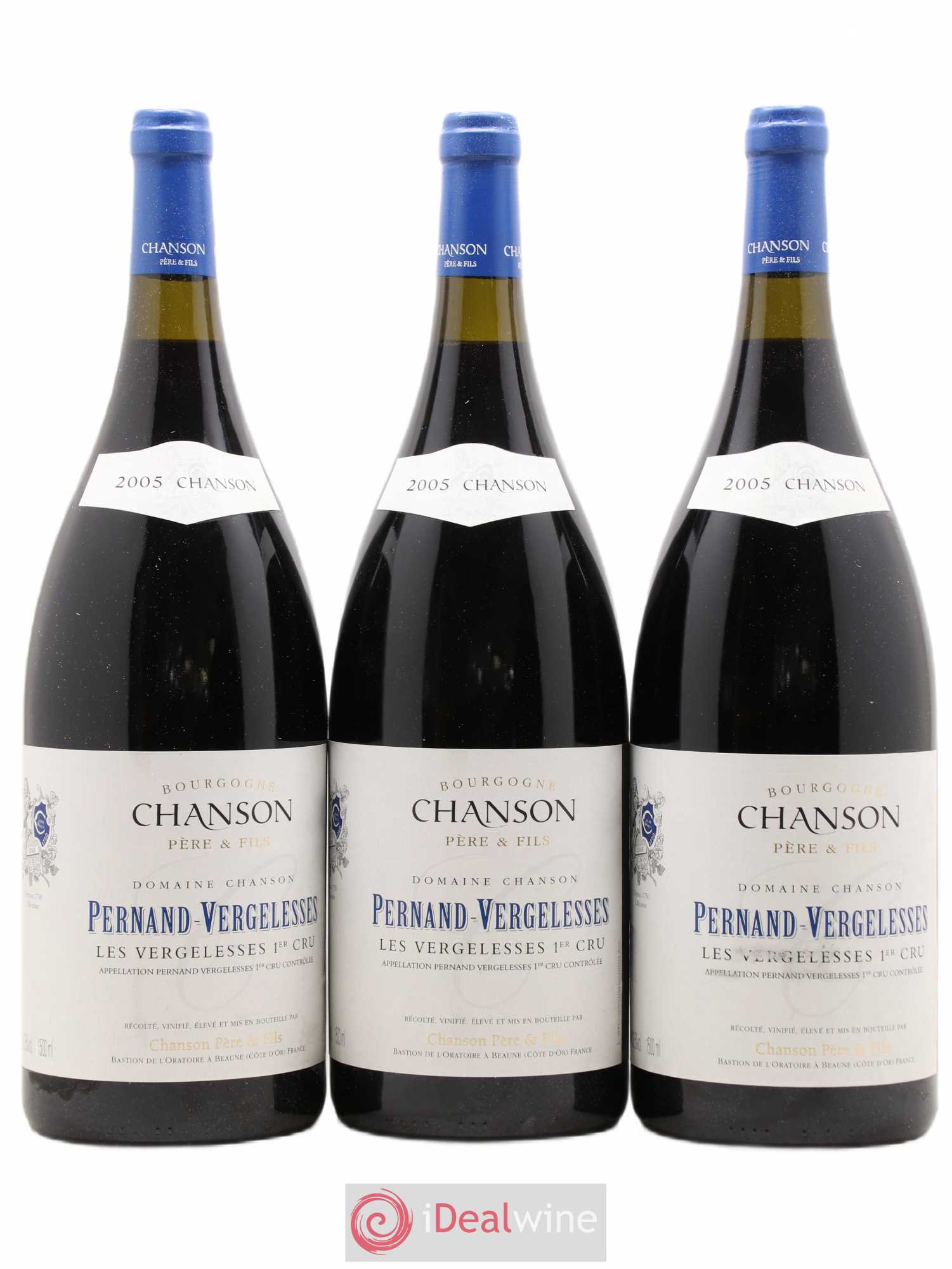 Pernand-Vergelesses 1er Cru Vergelesses Domaine Chanson Pere Et Fils 2005 - Posten von 6 Magnum - 1