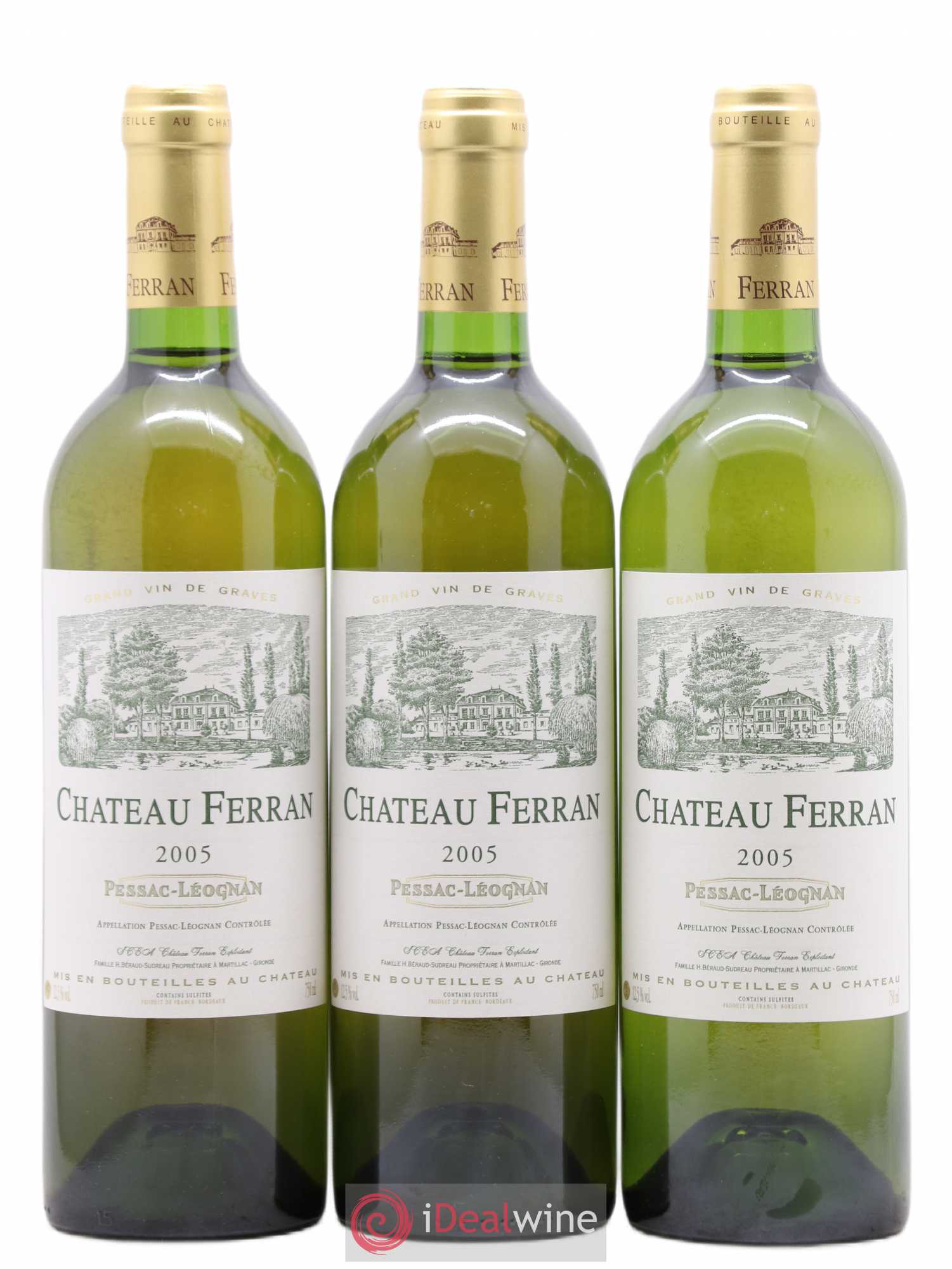 Pessac-Léognan Château Ferran 2005 - Lot de 12 bouteilles - 1