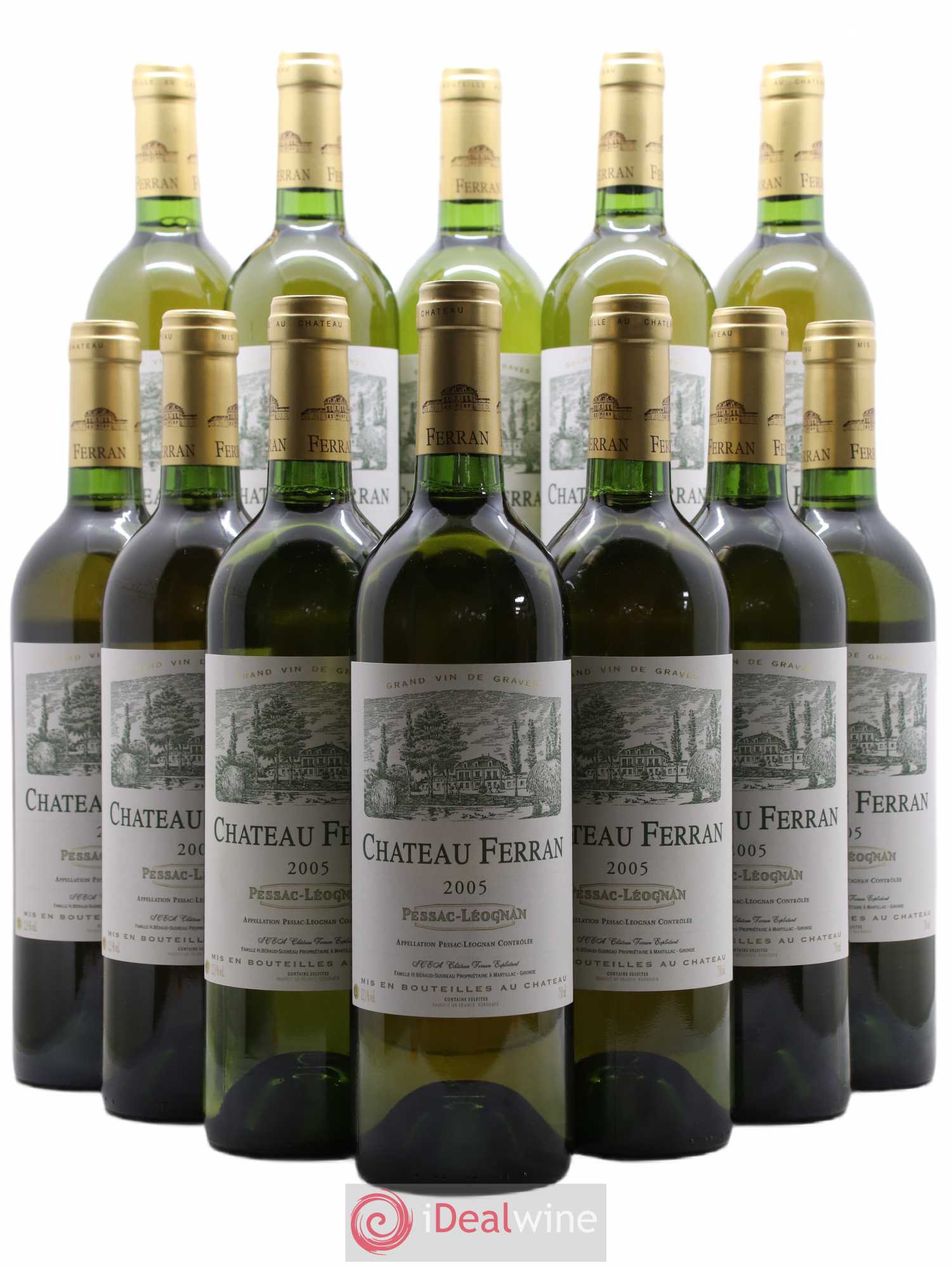 Pessac-Léognan Château Ferran 2005 - Lot de 12 bouteilles - 0