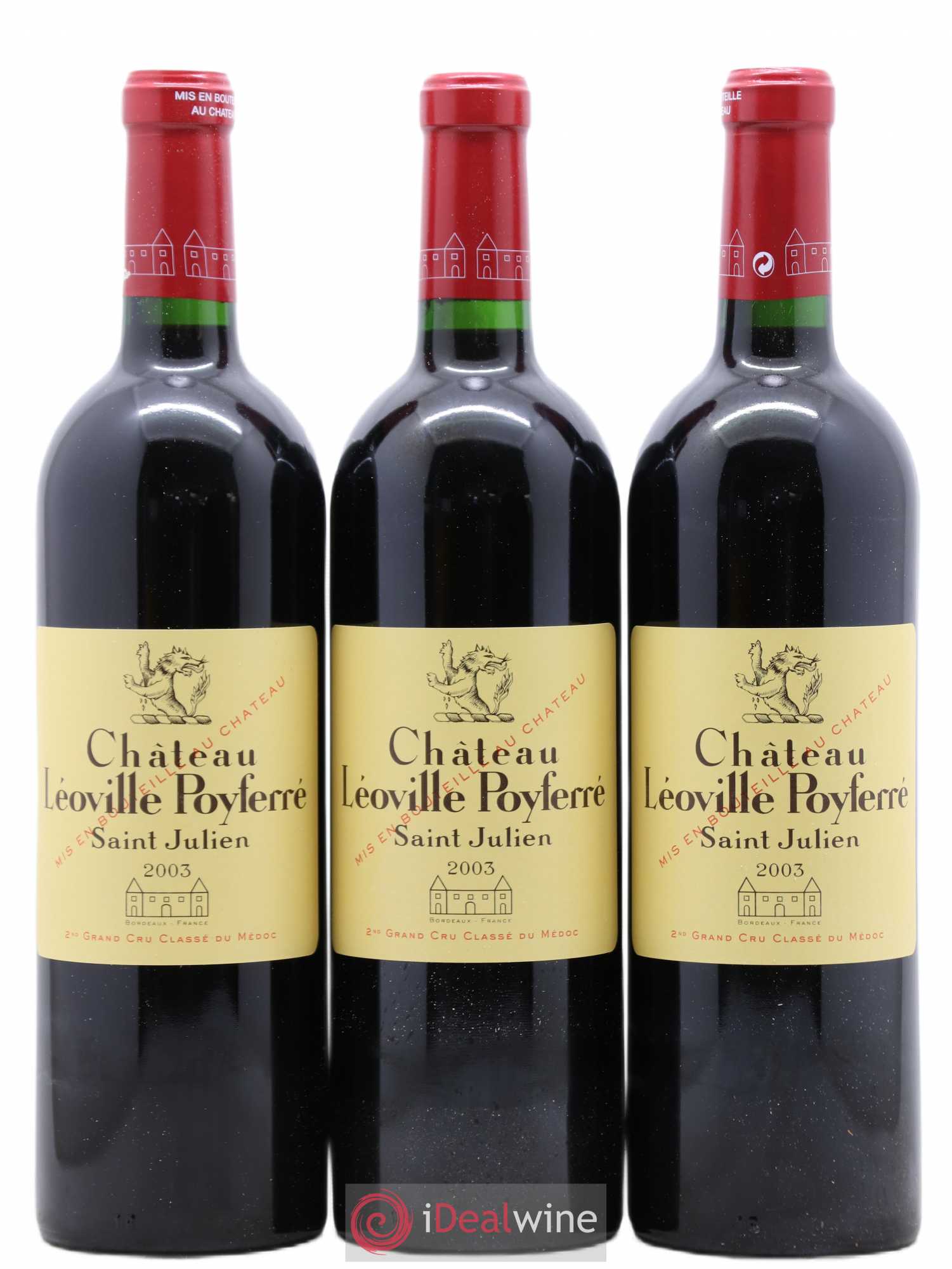 Château Léoville Poyferré 2ème Grand Cru Classé 2003 - Lot de 12 bouteilles - 3
