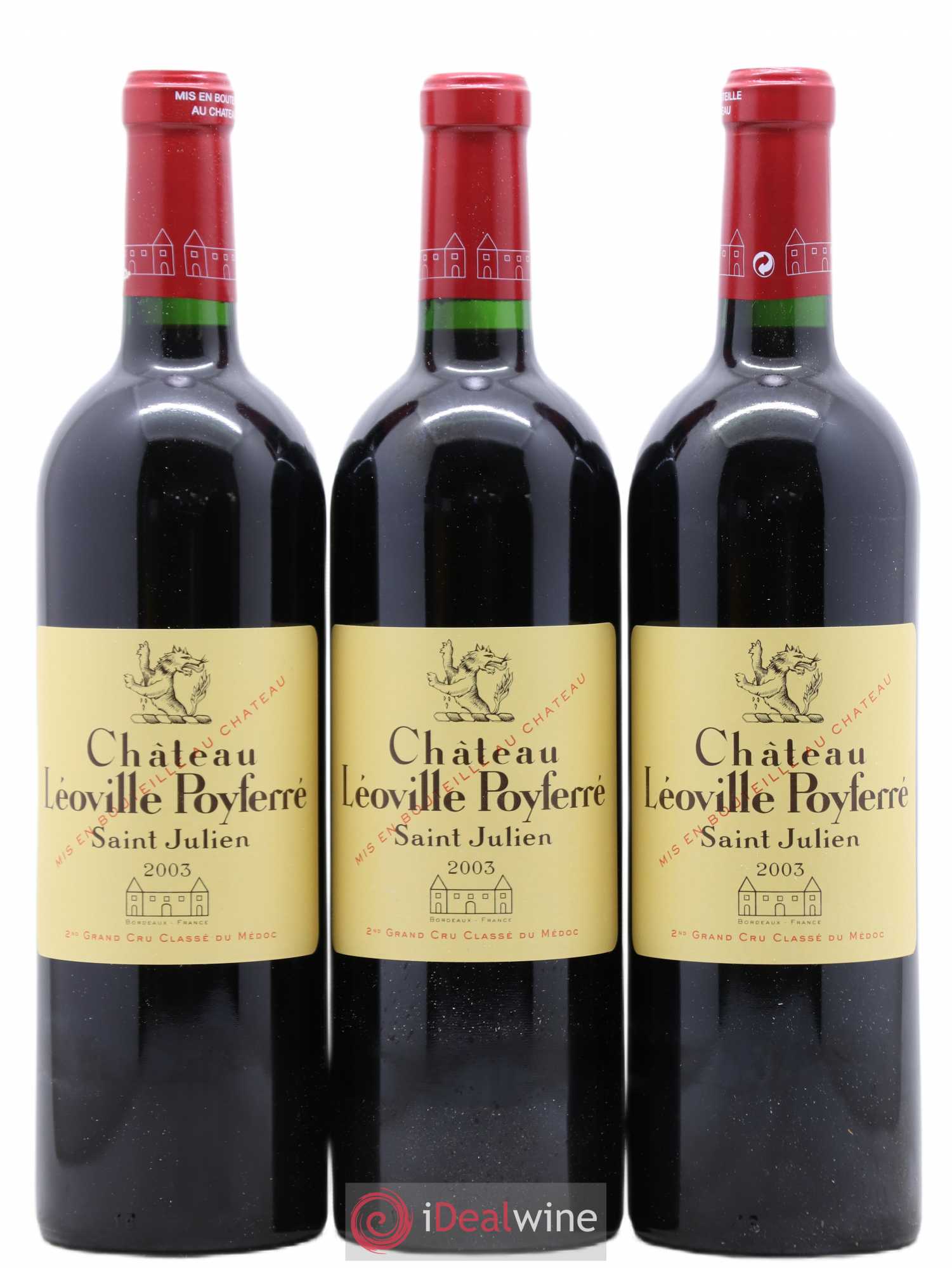 Château Léoville Poyferré 2ème Grand Cru Classé 2003 - Lot de 12 bouteilles - 4