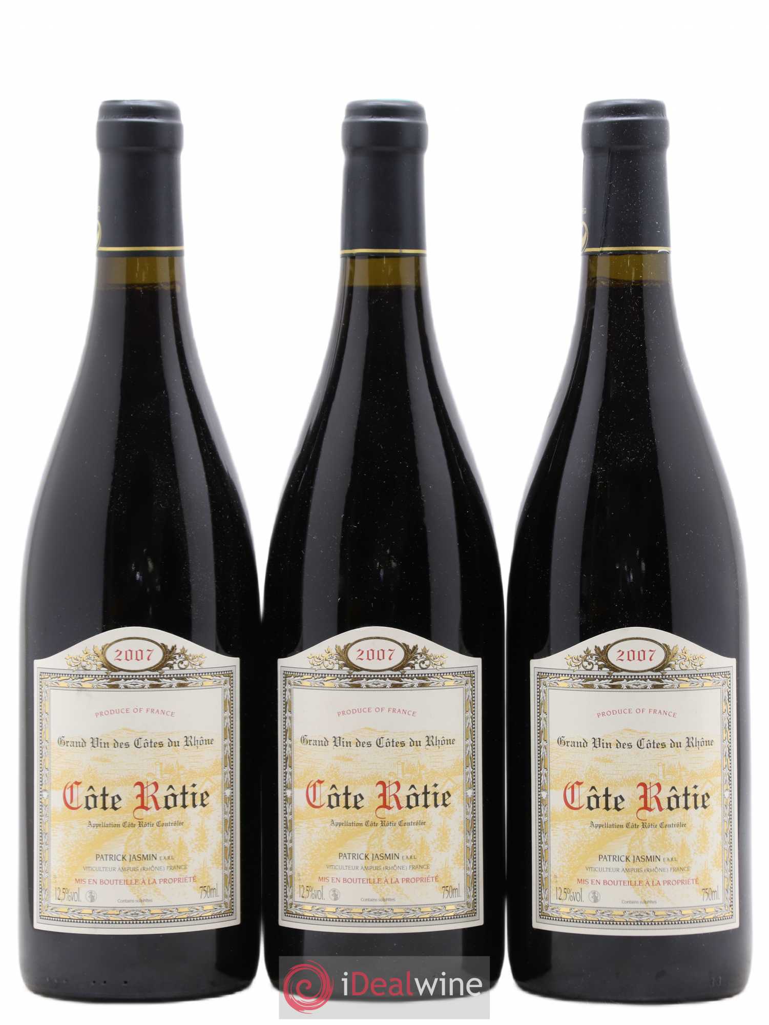 Côte-Rôtie Jasmin (Domaine) 2007 - Lot de 3 bouteilles - 0