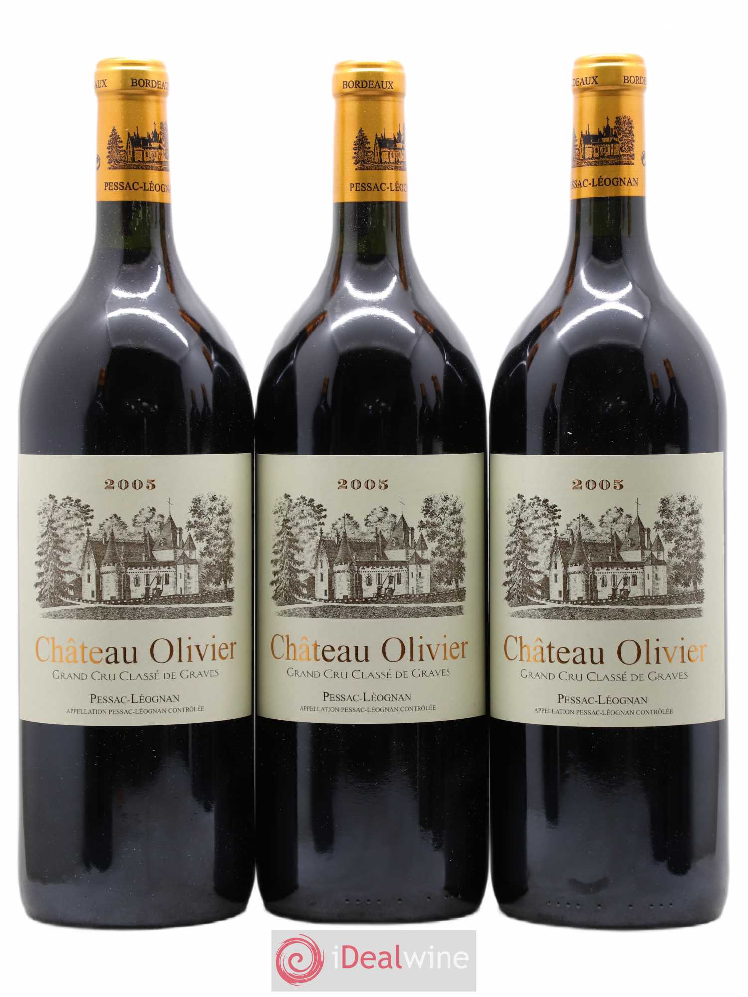 Château Olivier Cru Classé de Graves 2005 - Lot de 6 magnums - 1