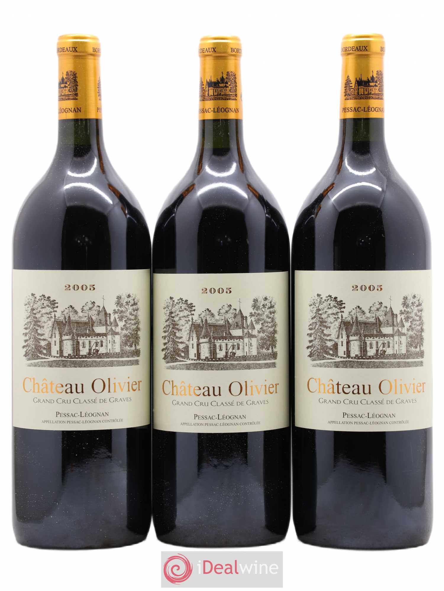 Château Olivier Cru Classé de Graves 2005 - Lot de 6 magnums - 2