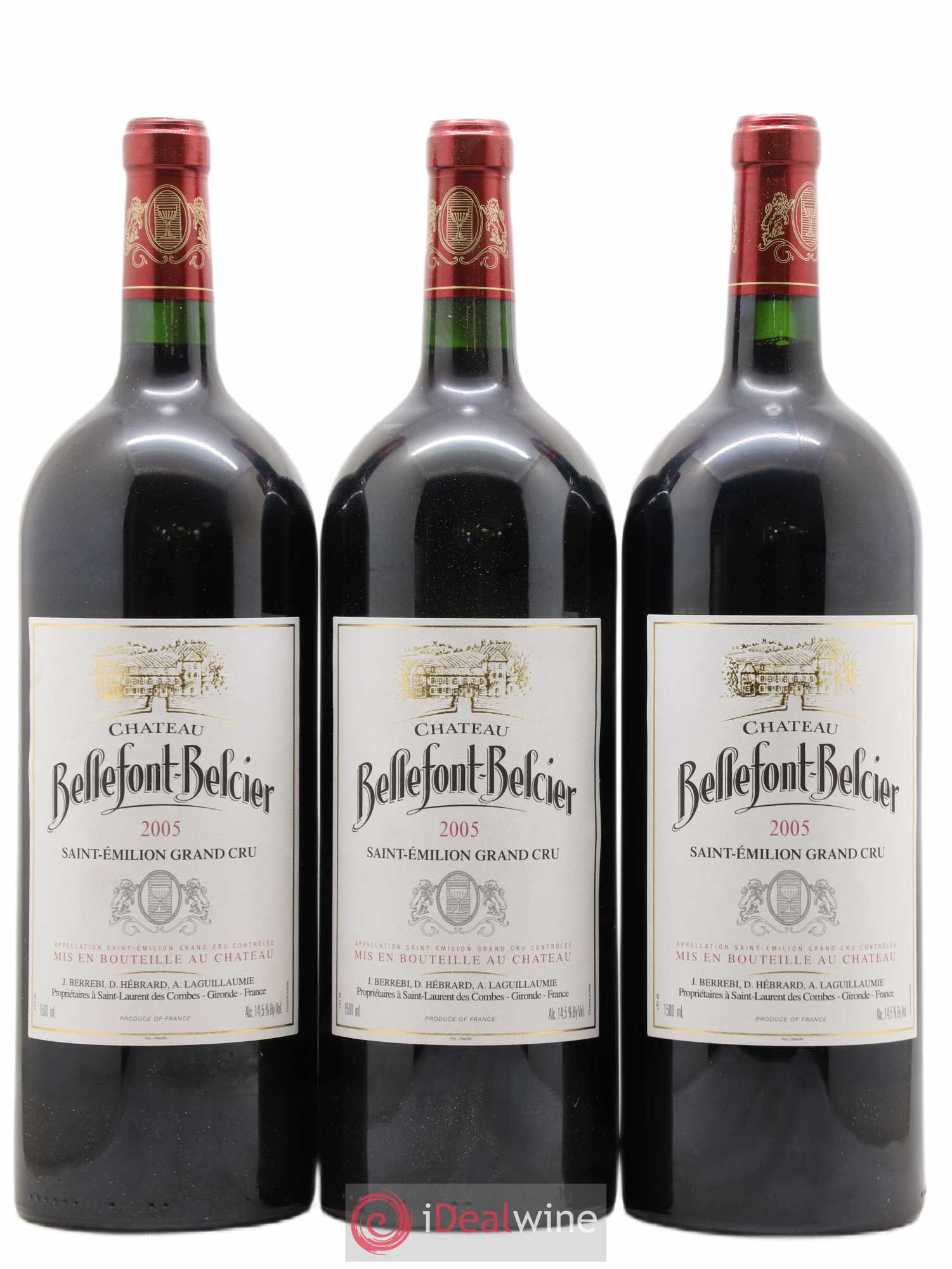 Château Bellefont-Belcier Grand Cru Classé 2005 - Lot de 6 magnums - 1