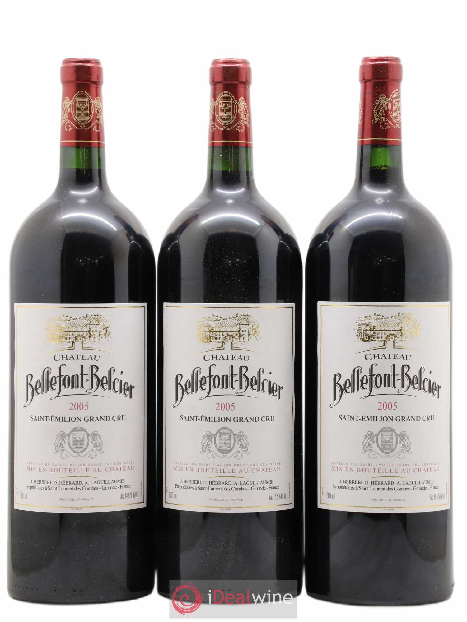 Château Bellefont-Belcier Grand Cru Classé 2005 - Lot de 6 magnums - 2