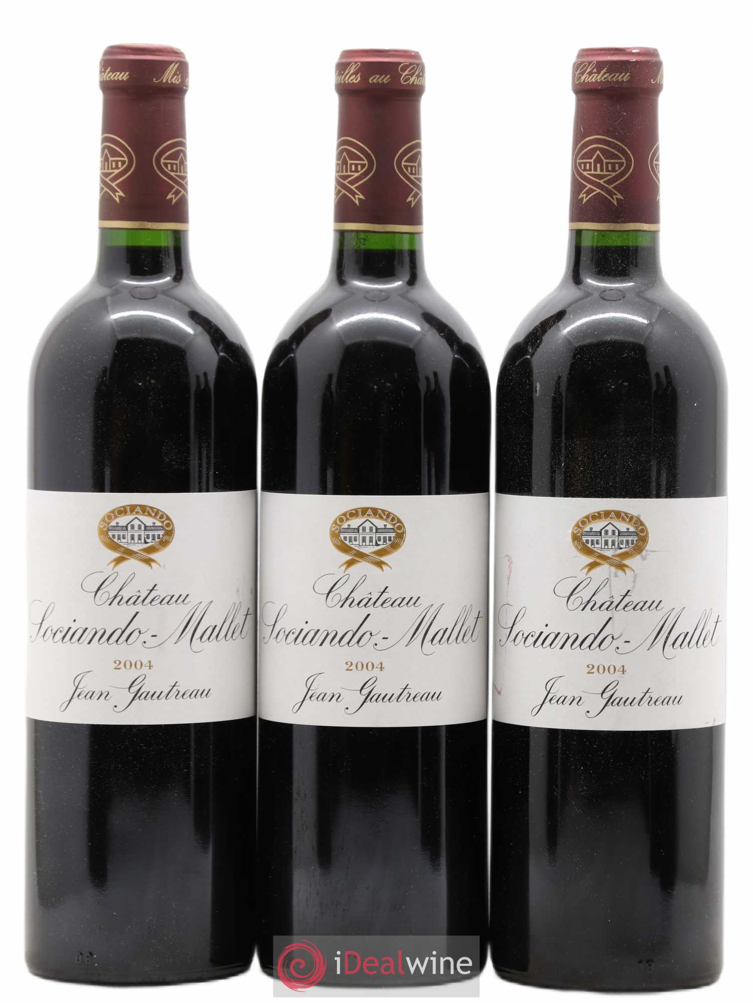 Château Sociando Mallet 2004 - Lot de 6 bouteilles - 1