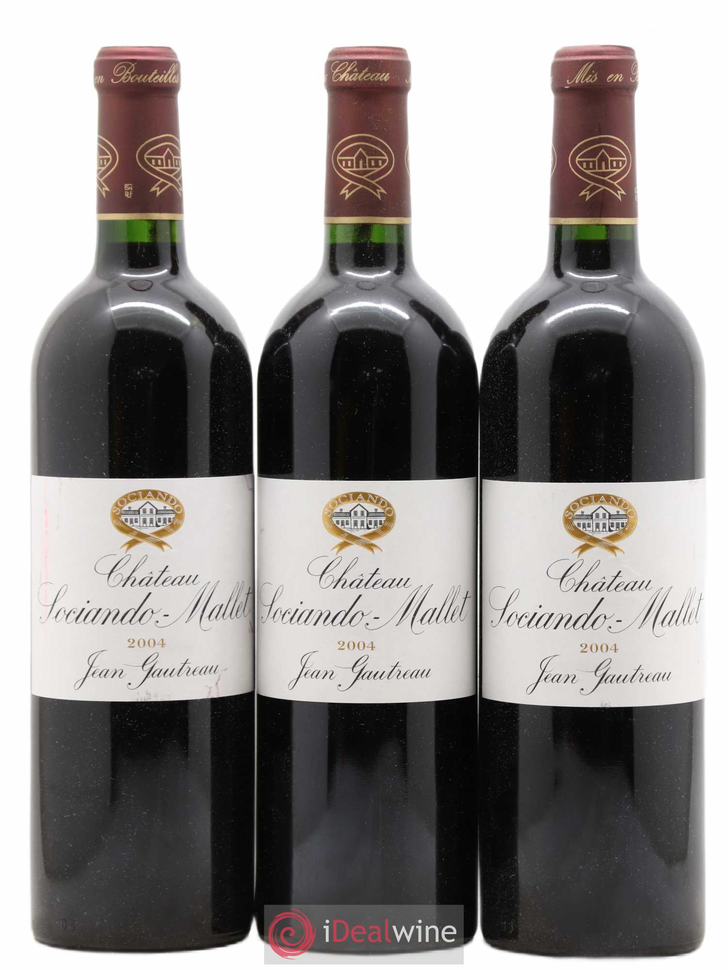 Château Sociando Mallet 2004 - Lot de 6 bouteilles - 2