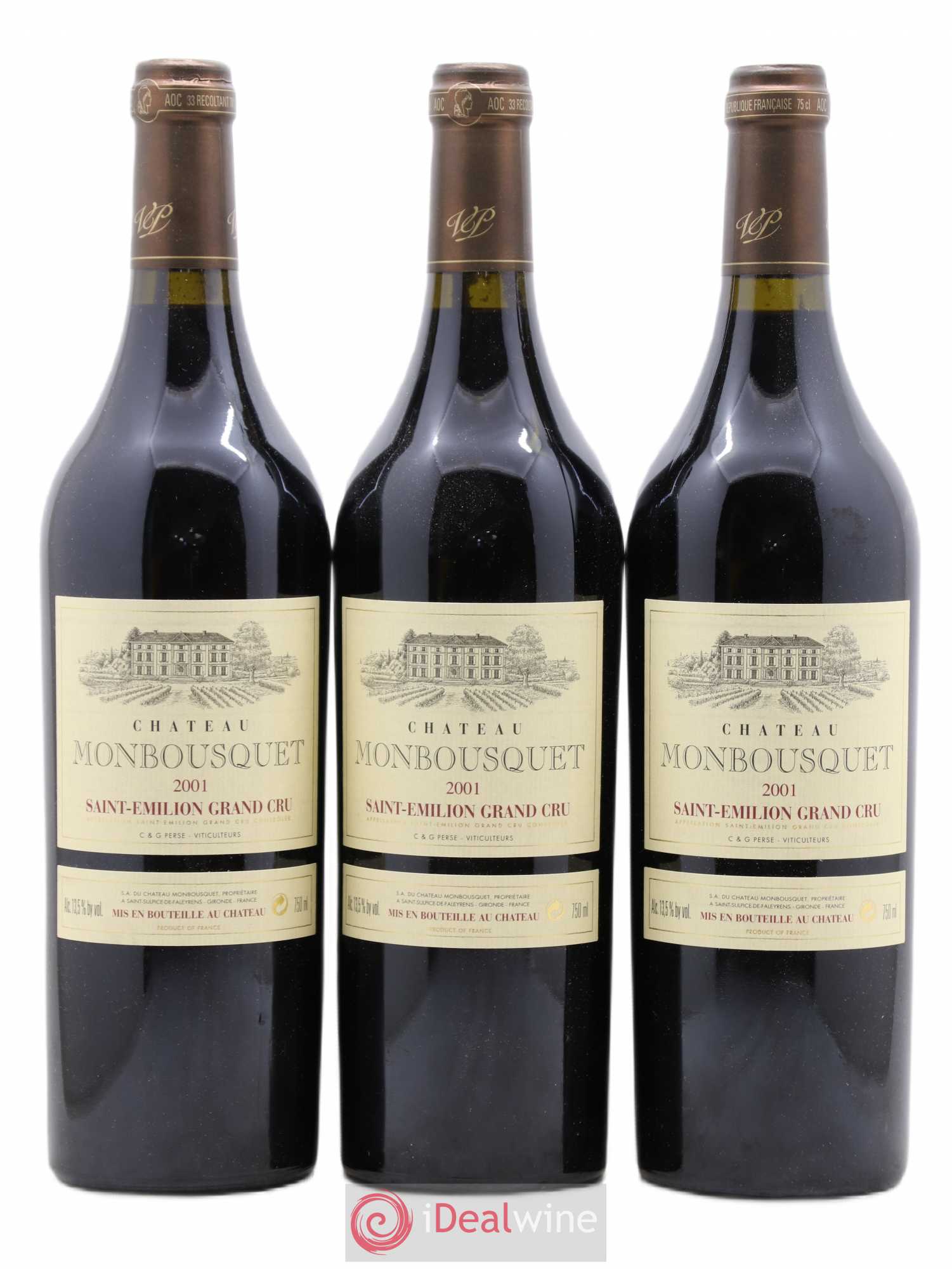 Château Monbousquet Grand Cru Classé 2001 - Lot de 6 bouteilles - 2