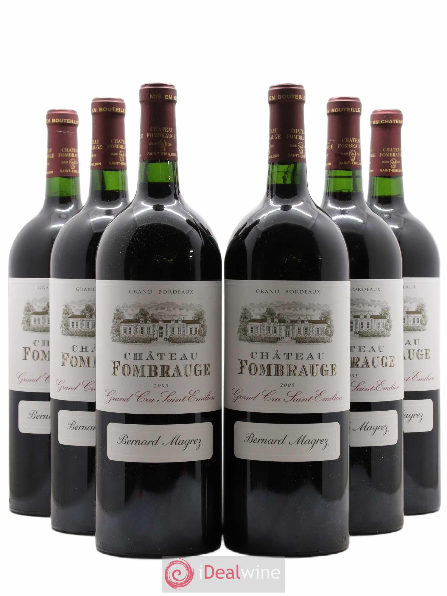 Château Fombrauge Grand Cru Classé 2005 - Lot de 6 magnums - 0