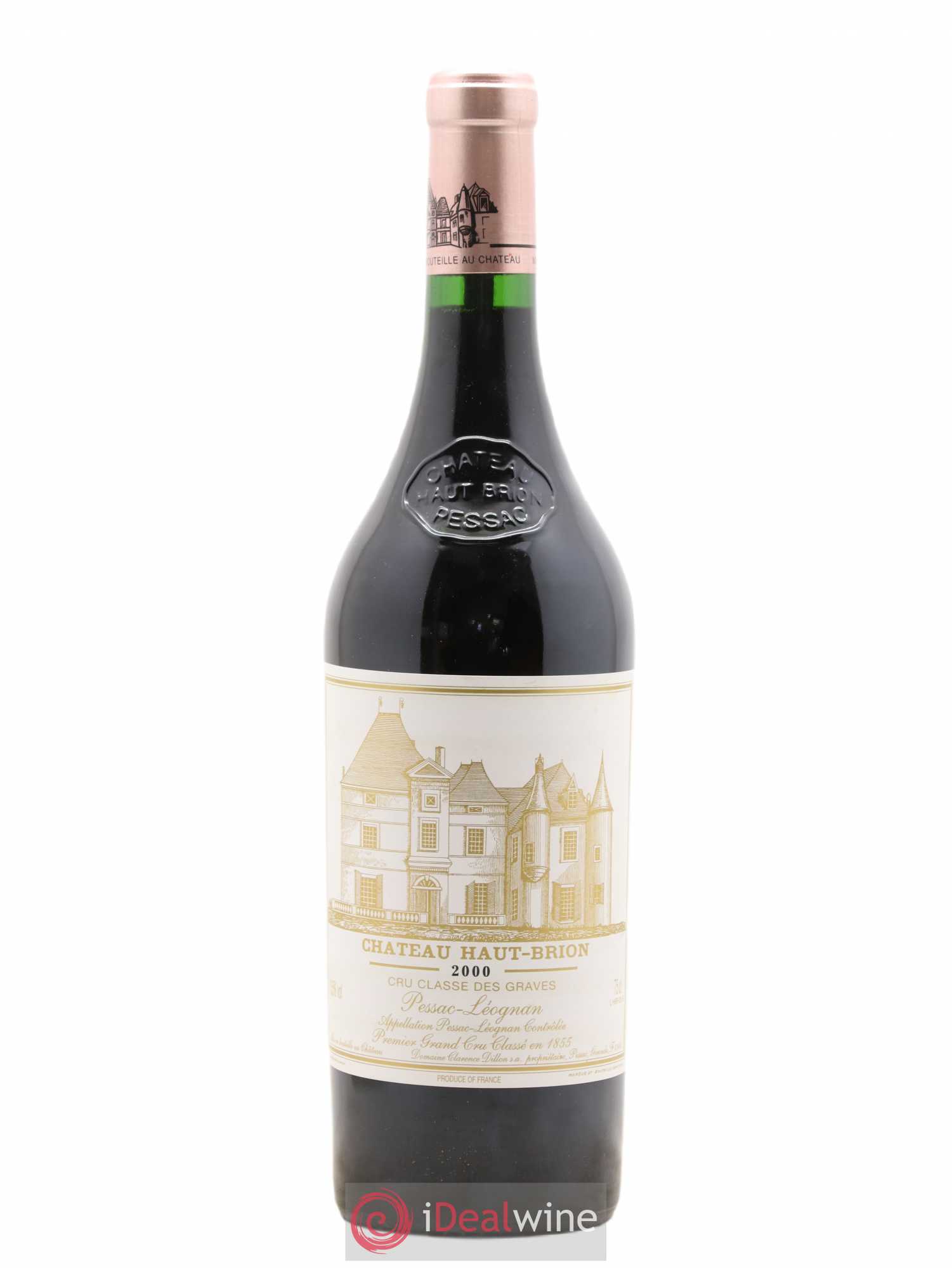 Château Haut Brion 1er Grand Cru Classé 2000 - Lot de 1 bouteille - 0