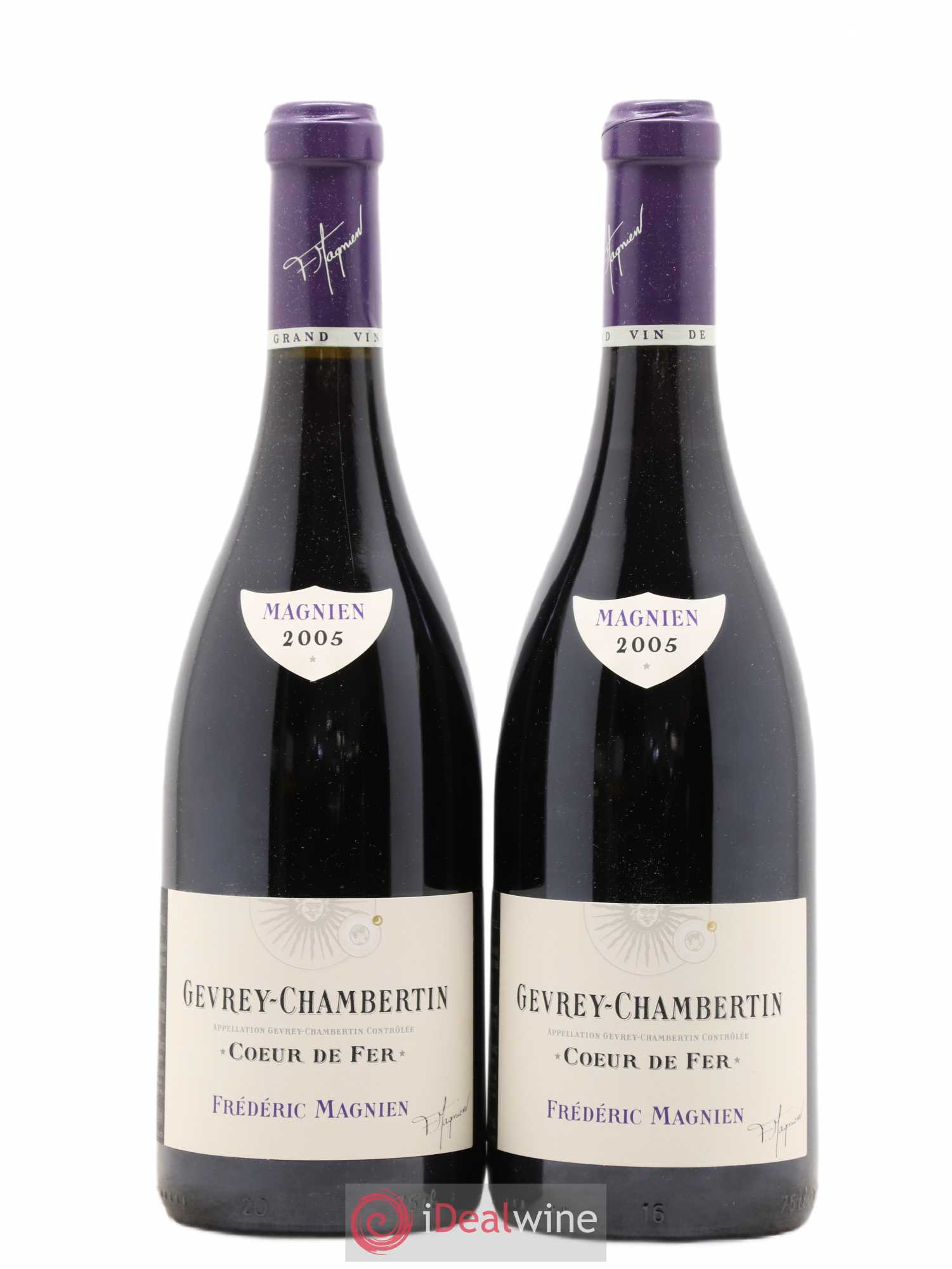 Gevrey-Chambertin Coeur de Fer Frédéric Magnien 2005 - Lot de 2 bouteilles - 0