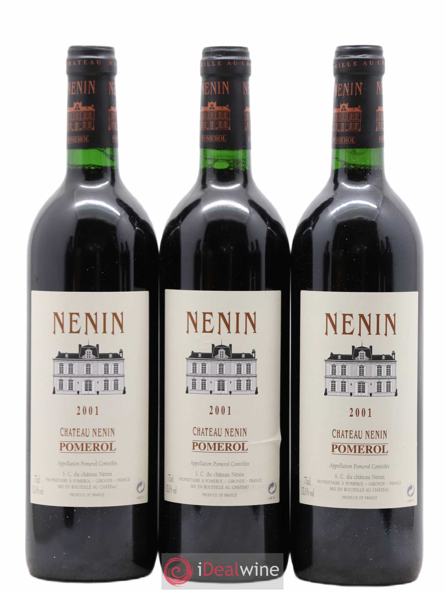 Château Nenin 2001 - Lot de 6 bouteilles - 1