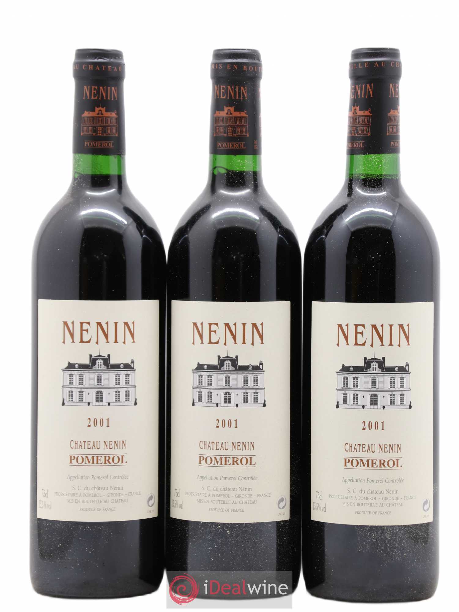 Château Nenin 2001 - Lot de 6 bouteilles - 2