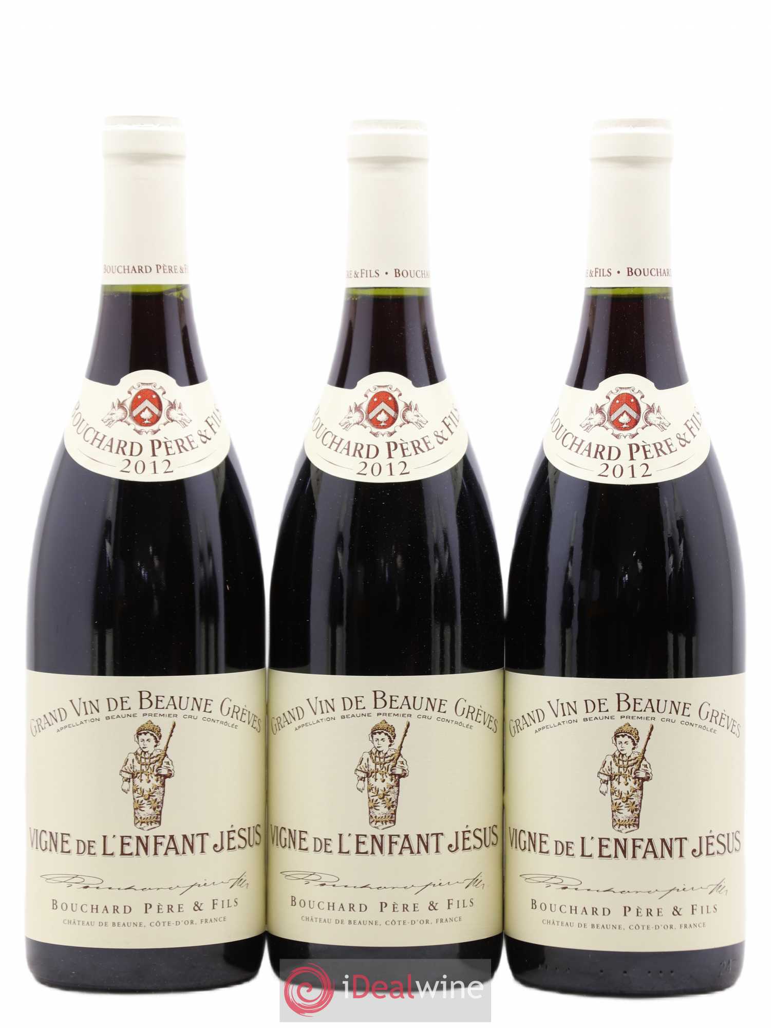 Beaune 1er Cru Grèves - Vigne de l'Enfant Jésus Bouchard Père & Fils 2012 - Lot de 6 bouteilles - 1