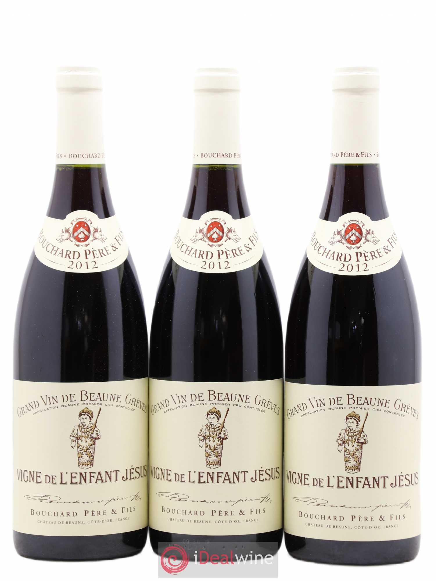 Beaune 1er Cru Grèves - Vigne de l'Enfant Jésus Bouchard Père & Fils 2012 - Lot de 6 bouteilles - 2