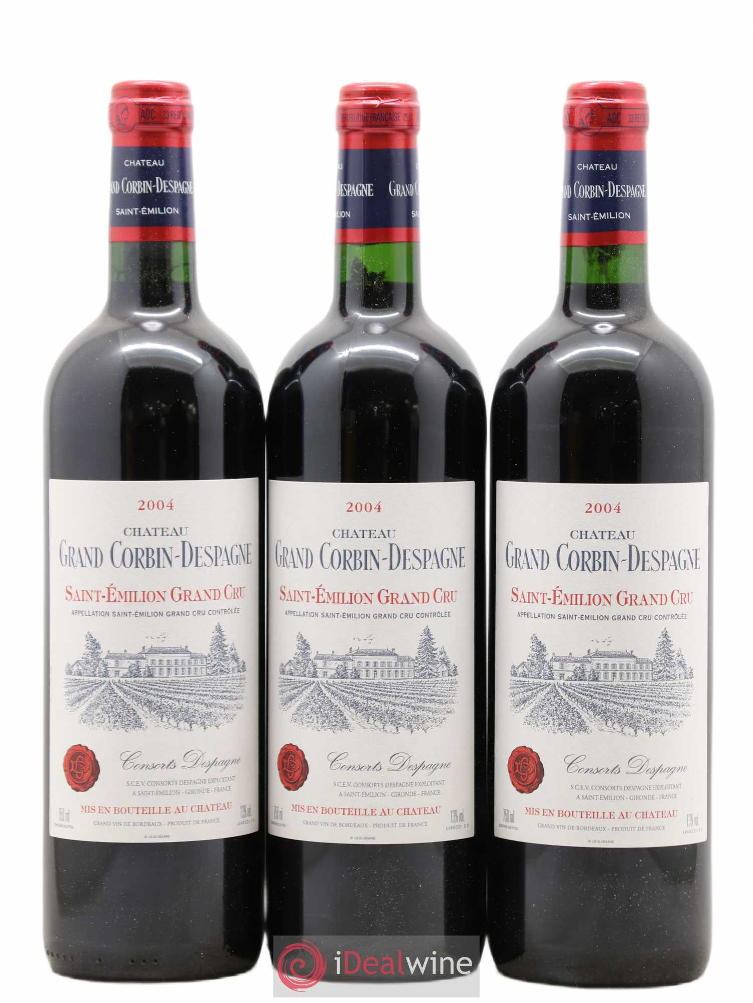 Château Grand Corbin Despagne Grand Cru Classé 2004 - Lot de 12 bouteilles - 2