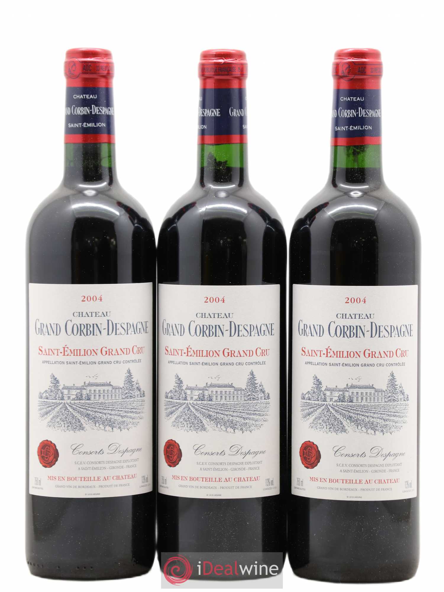 Château Grand Corbin Despagne Grand Cru Classé 2004 - Lot de 12 bouteilles - 3