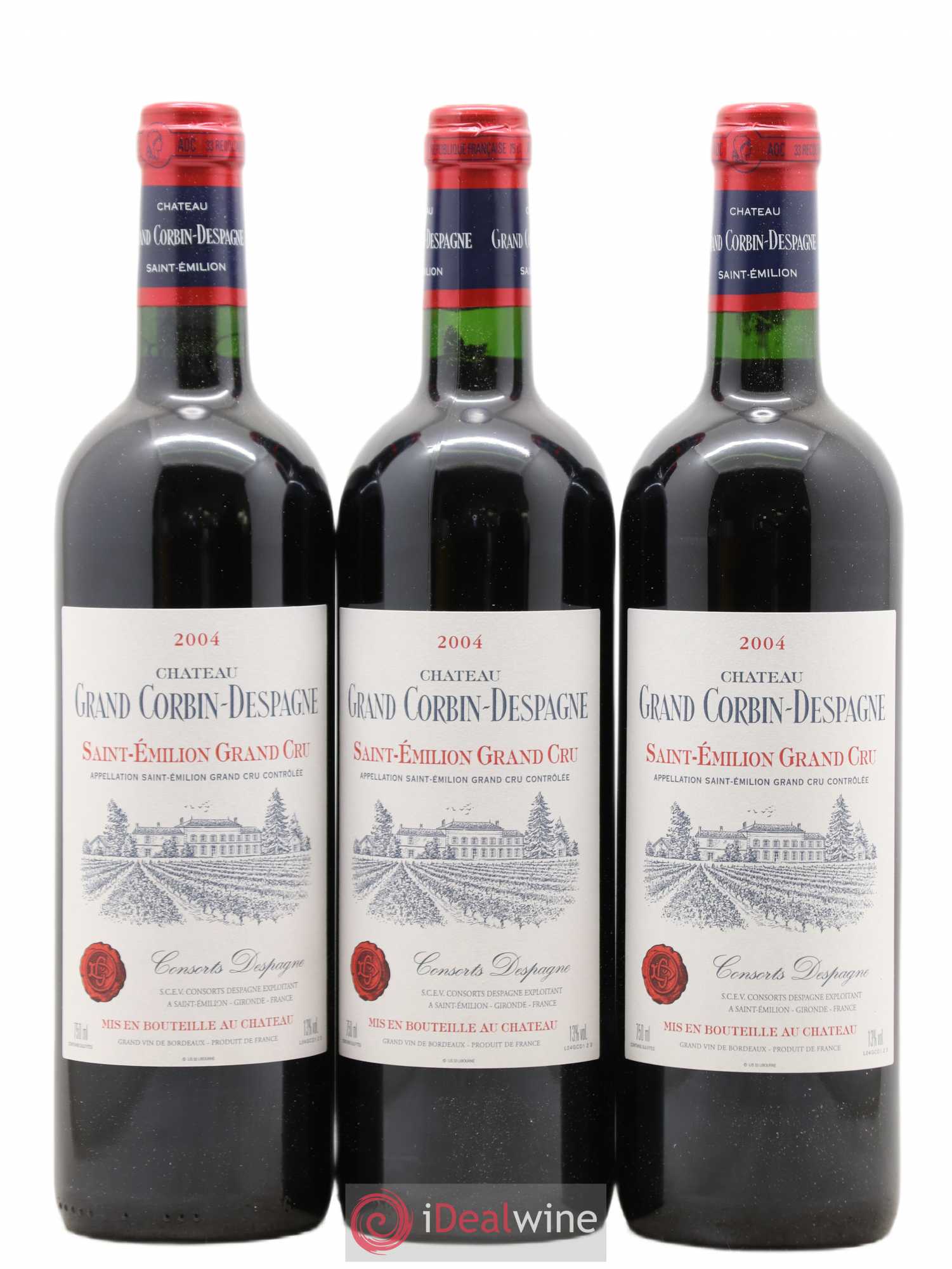 Château Grand Corbin Despagne Grand Cru Classé 2004 - Lot de 12 bouteilles - 4