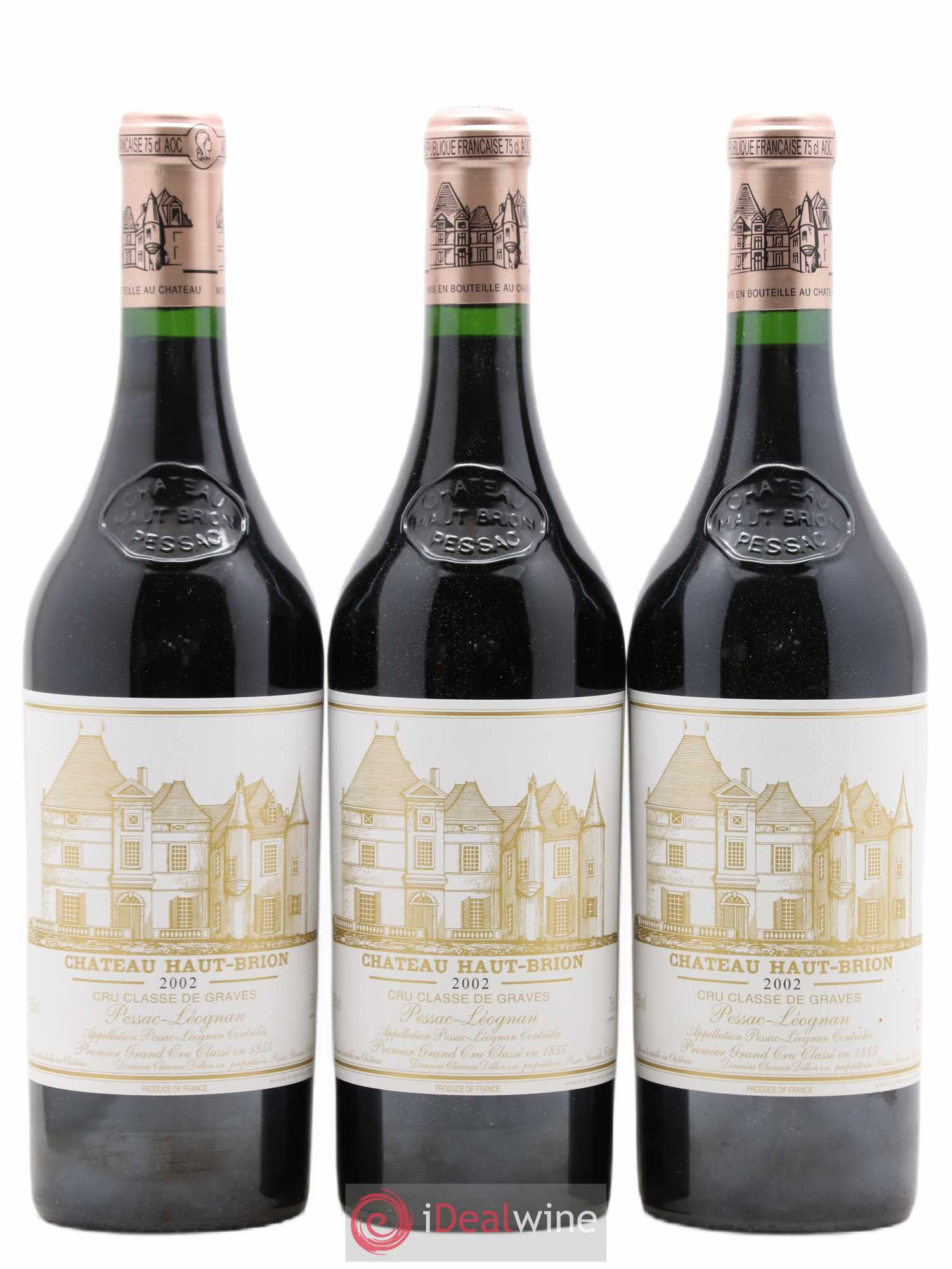 Château Haut Brion 1er Grand Cru Classé 2002 - Lot de 12 bouteilles - 3