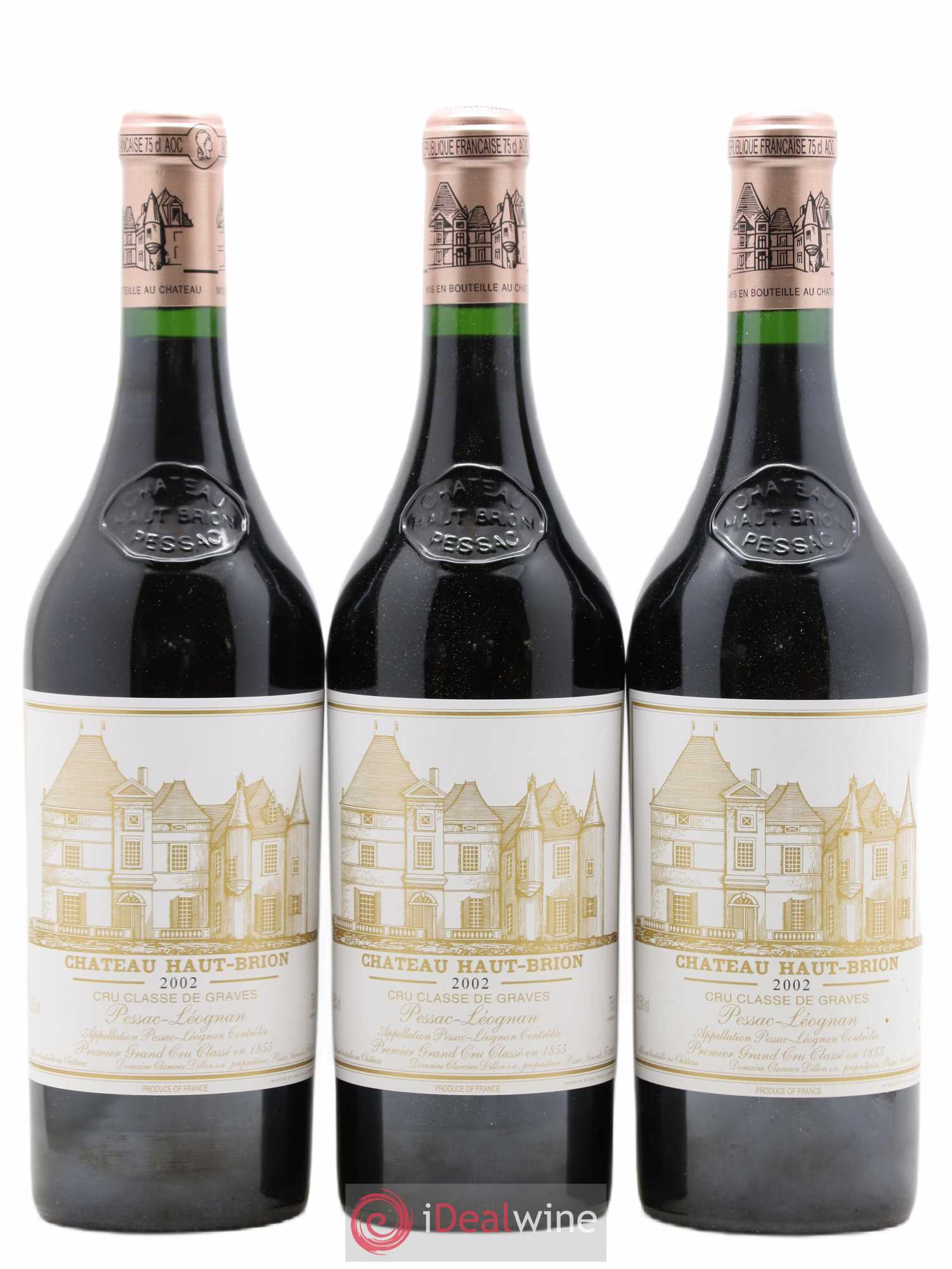 Château Haut Brion 1er Grand Cru Classé 2002 - Lot de 12 bouteilles - 4