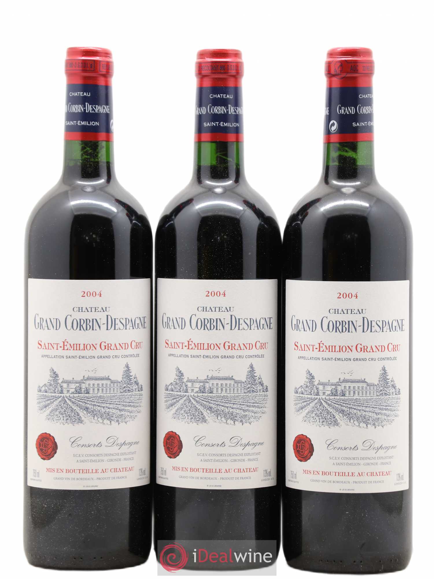 Château Grand Corbin Despagne Grand Cru Classé 2004 - Lot de 12 bouteilles - 3