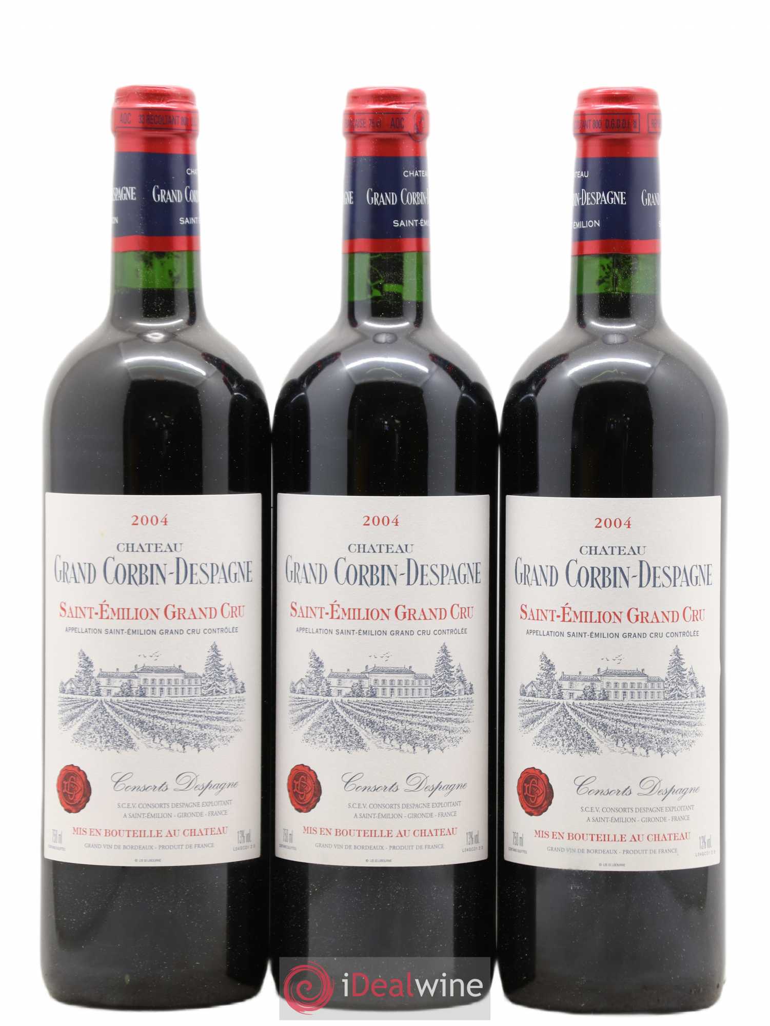 Château Grand Corbin Despagne Grand Cru Classé 2004 - Lot de 12 bouteilles - 4
