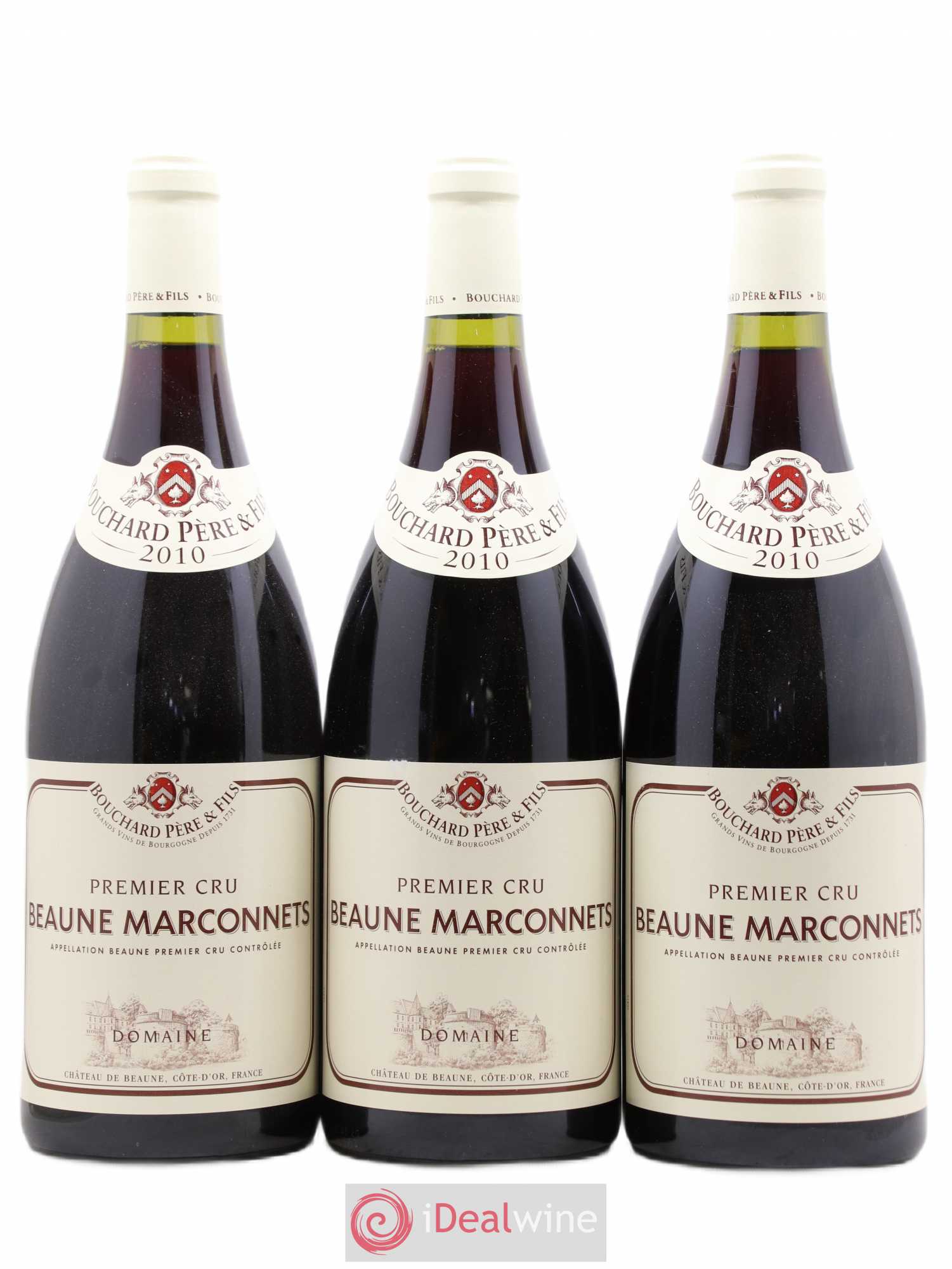 Beaune 1er Cru Marconnets Bouchard Père & Fils 2010 - Lot de 3 magnums - 0