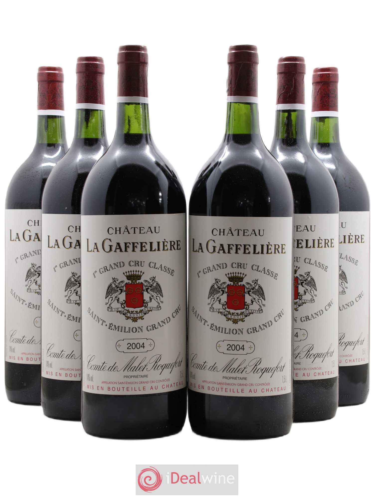 Château la Gaffelière 1er Grand Cru Classé B 2004 - Lot de 6 magnums - 0
