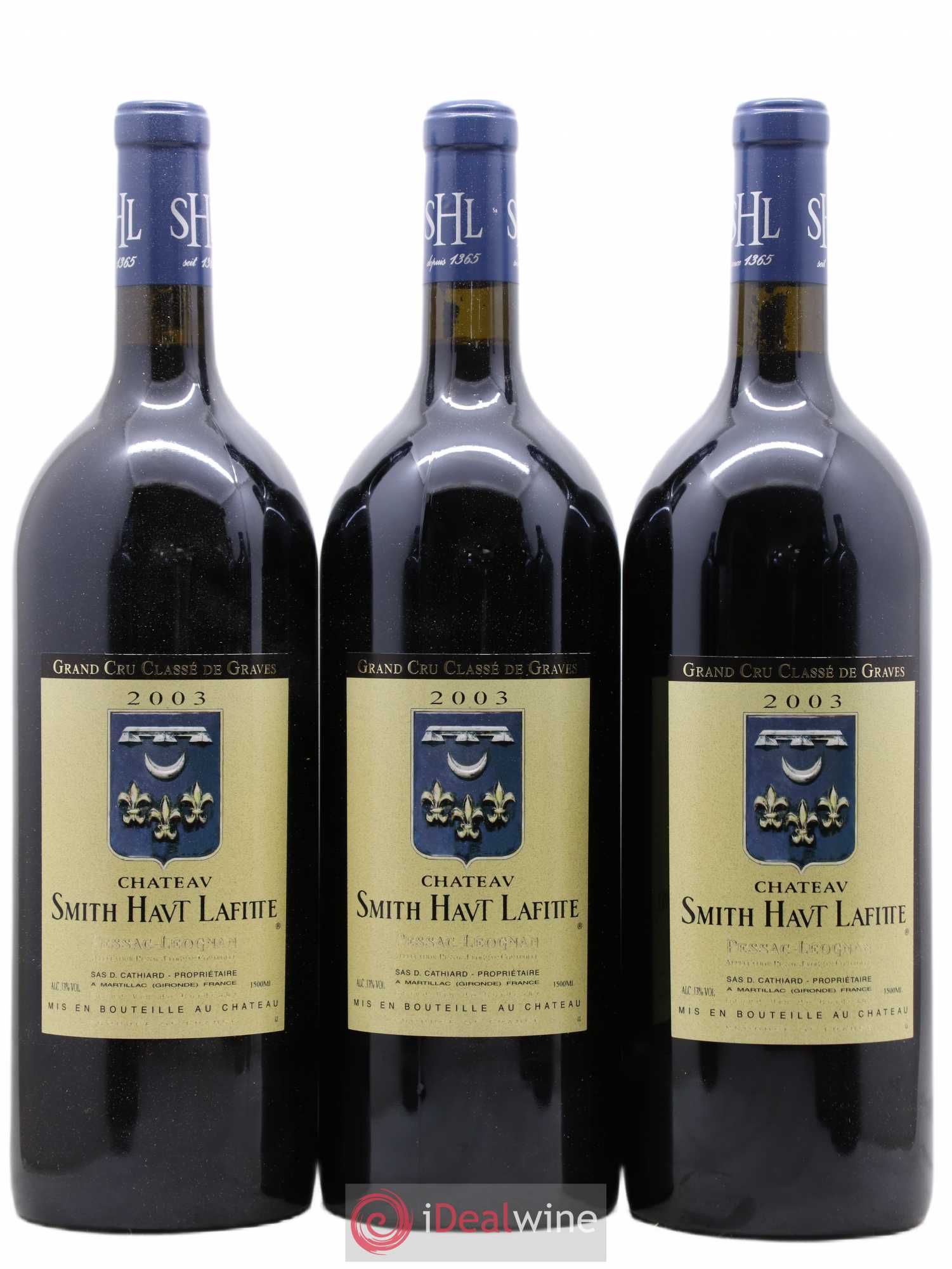 Château Smith Haut Lafitte Cru Classé de Graves 2003 - Lot de 6 magnums - 1