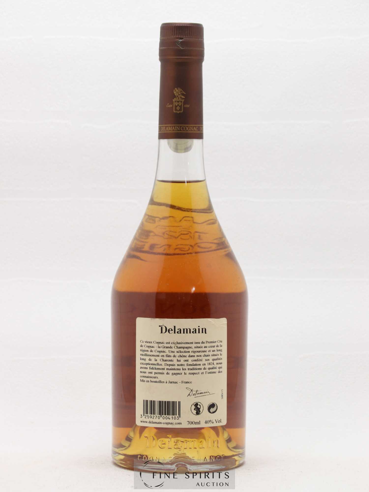 Delamain Of. X.O 1er Cru Pale & Dry Grande Champagne - Posten von 1 Flasche - 1