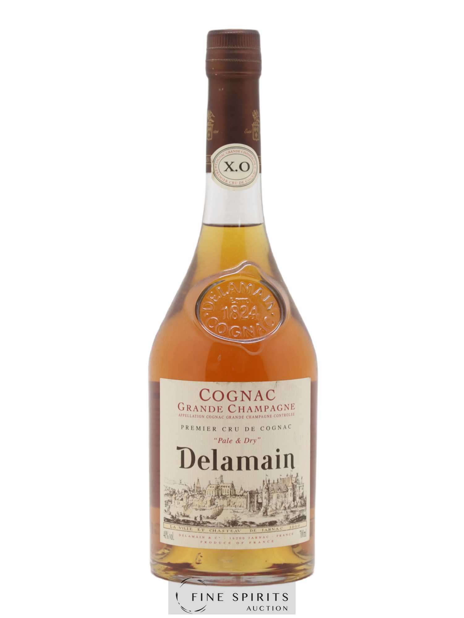 Delamain Of. X.O 1er Cru Pale & Dry Grande Champagne - Posten von 1 Flasche - 0