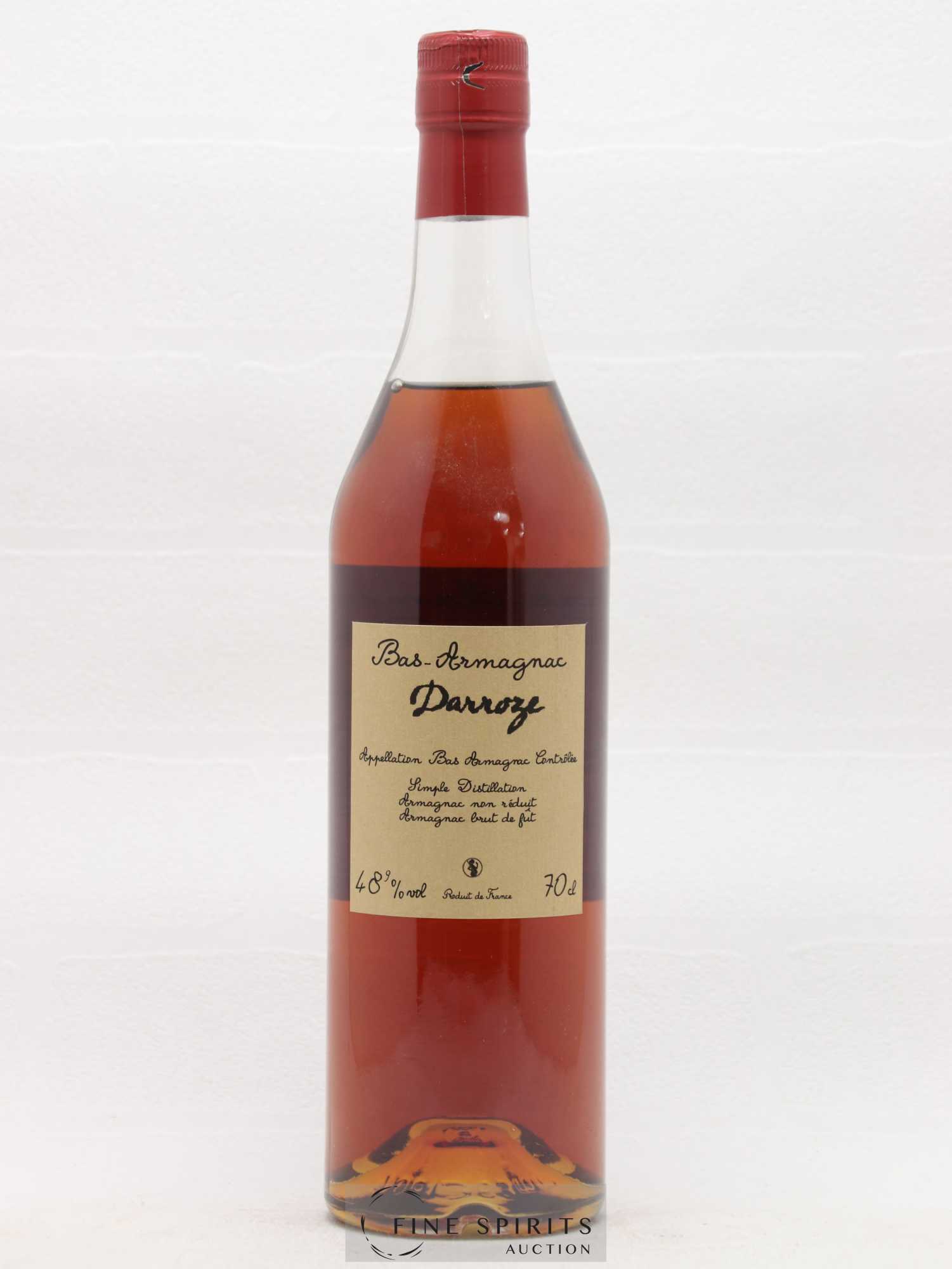 Francis Darroze 12 years 2001 Of. Domaine Couzard-Lassalle bottled 2013 Brut de Fût Bas Armagnac - Lot de 1 bouteille - 1