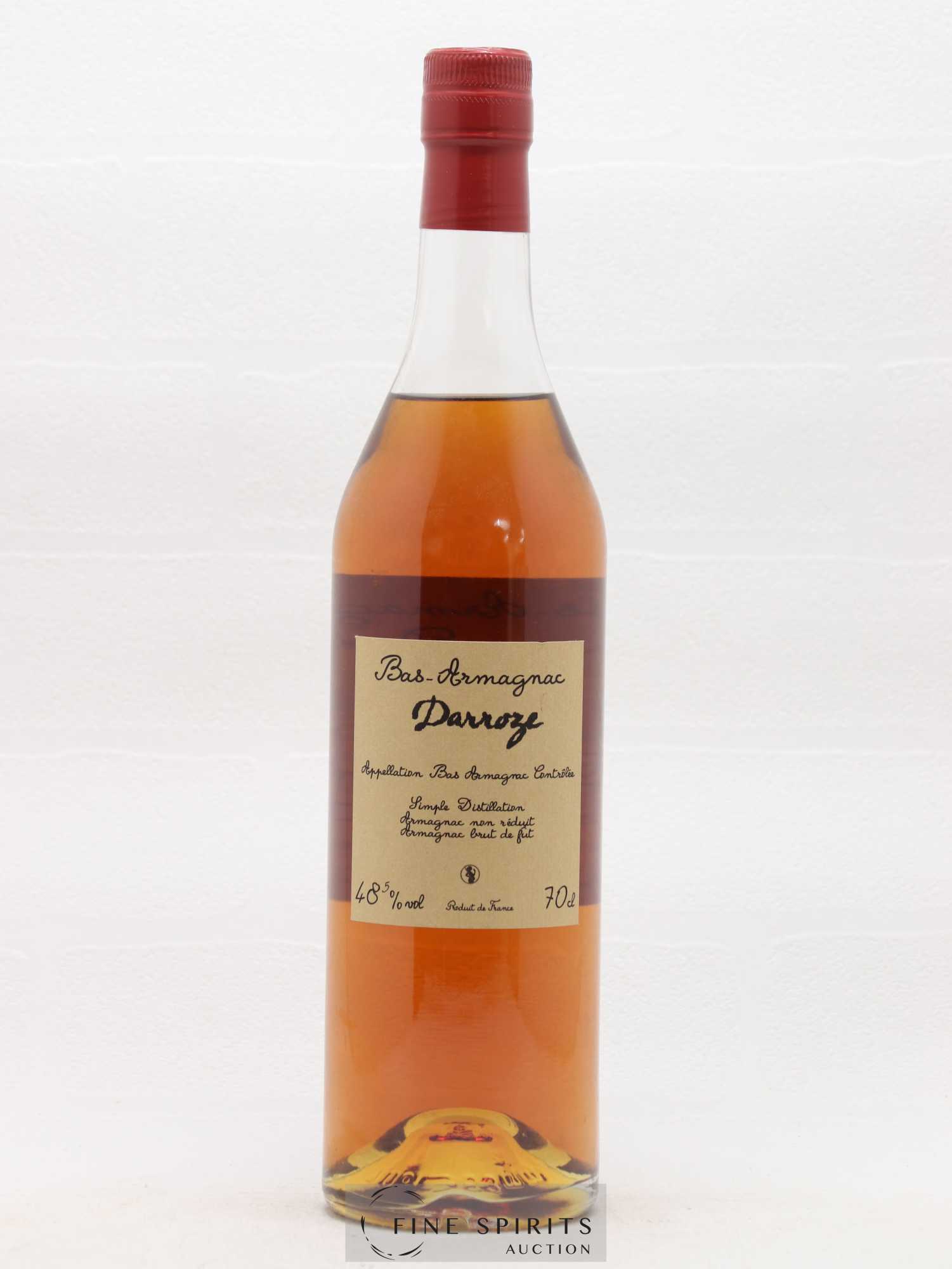 Francis Darroze 18 years 1994 Of. Domaine de Martin bottled 2012 Brut de Fût Bas Armagnac  - Lot de 1 bouteille - 1