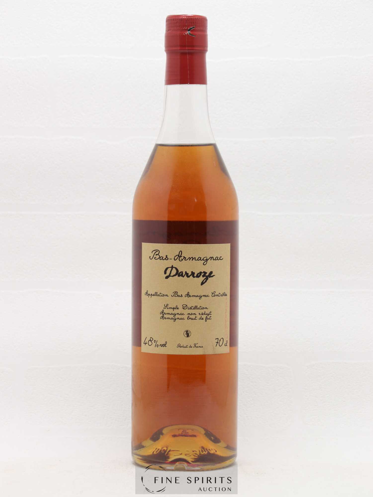 Francis Darroze 14 years 1998 Of. Domaine de Salié bottled 2012 Brut de Fût Bas Armagnac  - Lot of 1 bottle - 1