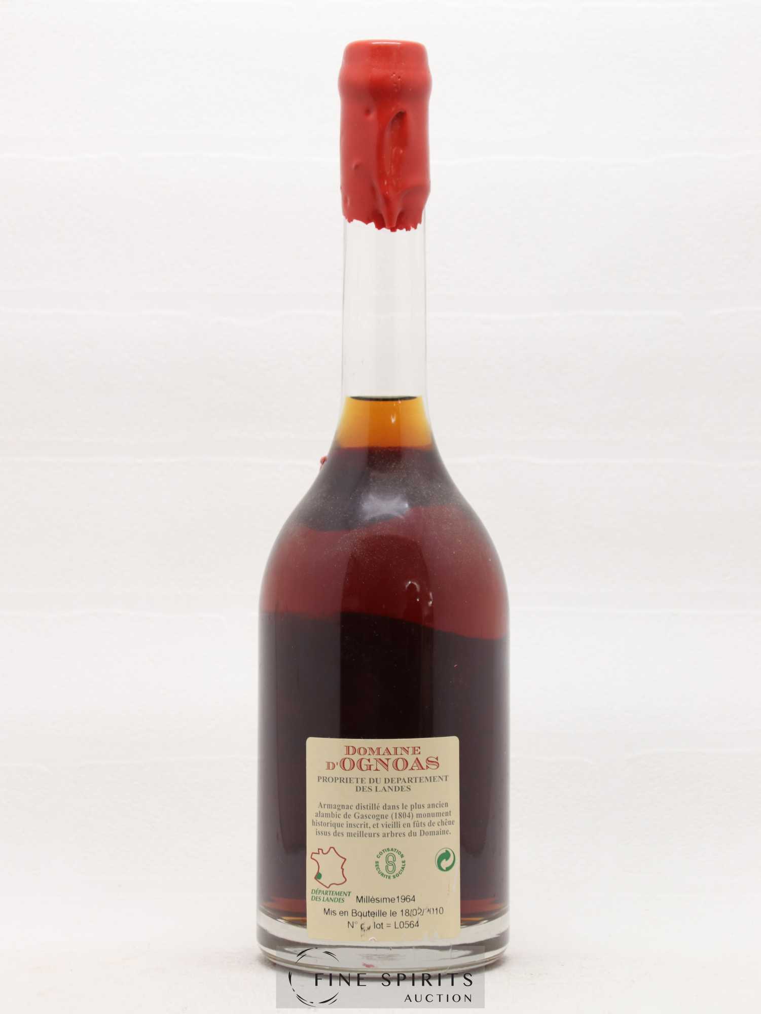 Domaine d'Ogonas 1964 Of. bottled 2010 - Lot de 1 bouteille - 1