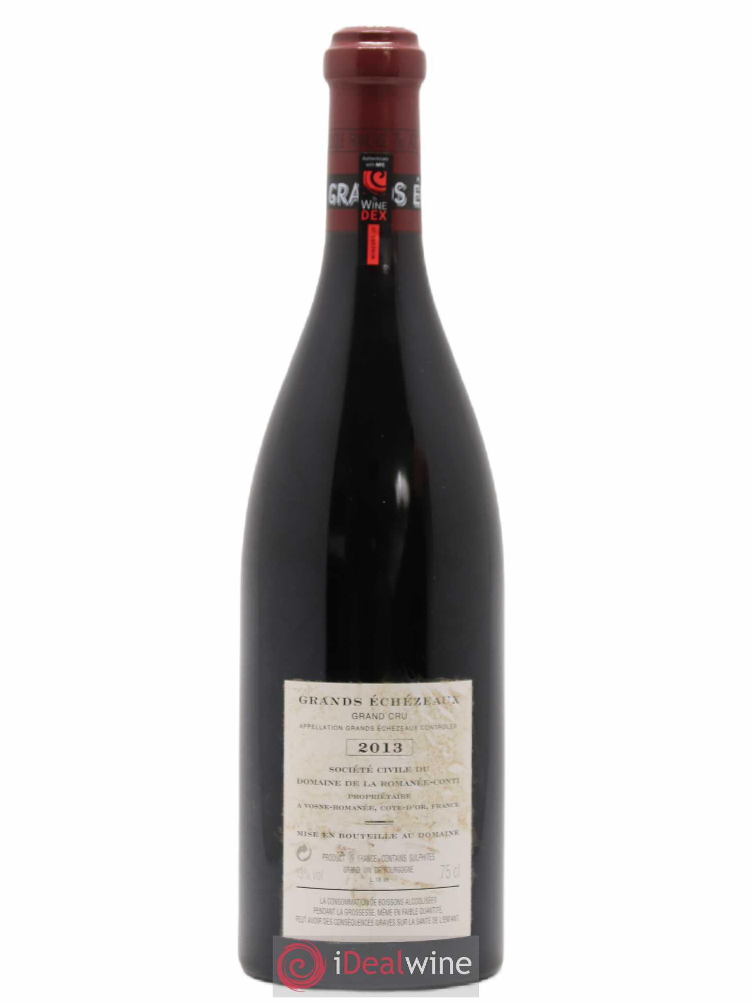 Grands-Echezeaux Grand Cru Domaine de la Romanée-Conti 2013 - Lot de 1 bouteille - 1