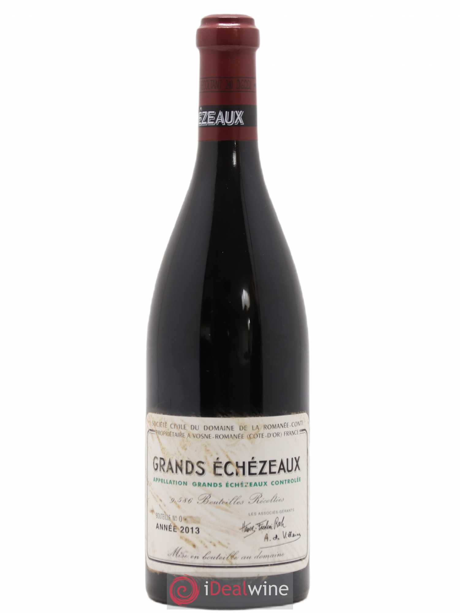 Grands-Echezeaux Grand Cru Domaine de la Romanée-Conti 2013 - Lot de 1 bouteille - 0
